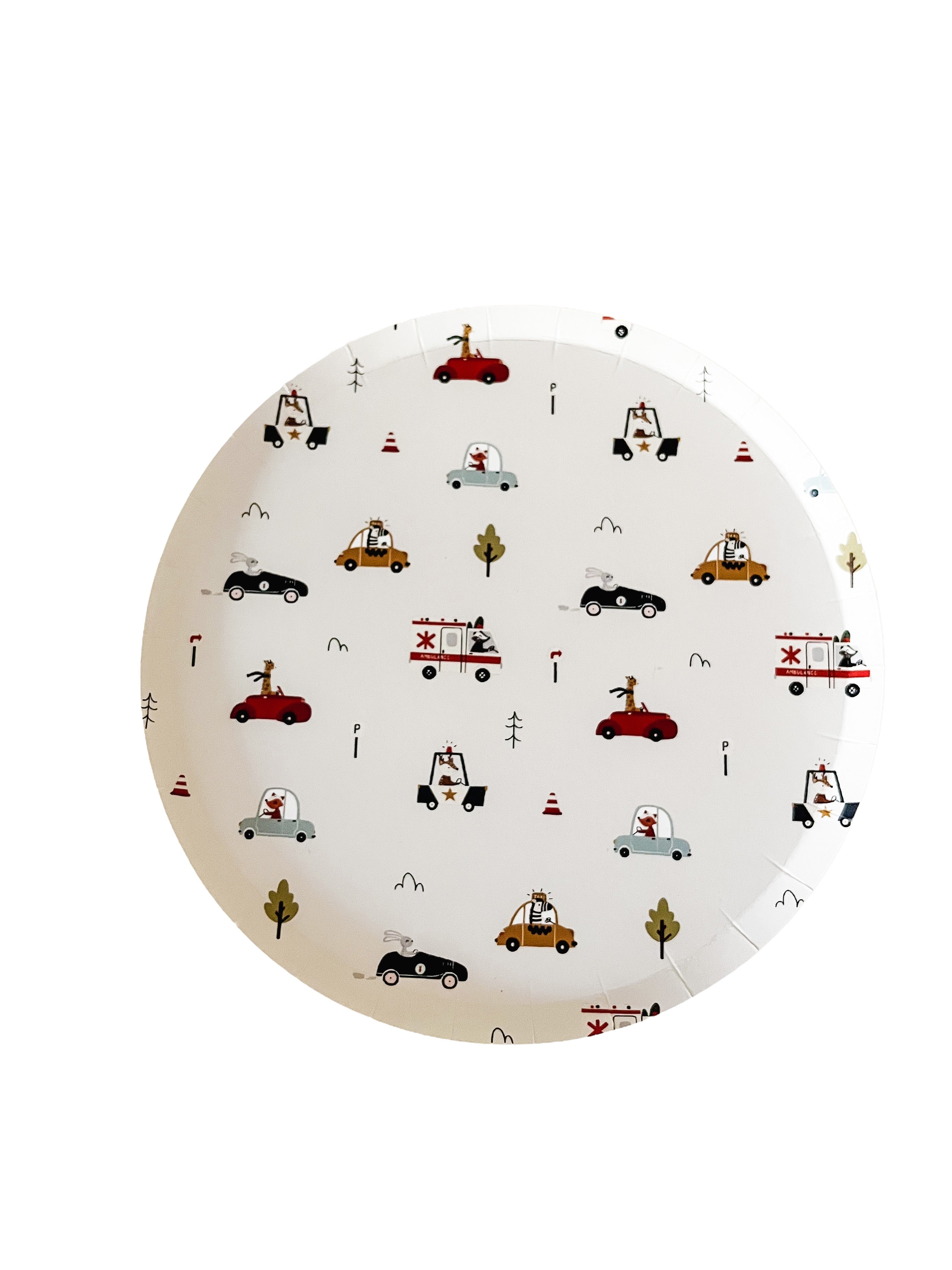 Car Small Plate (set Of 8)