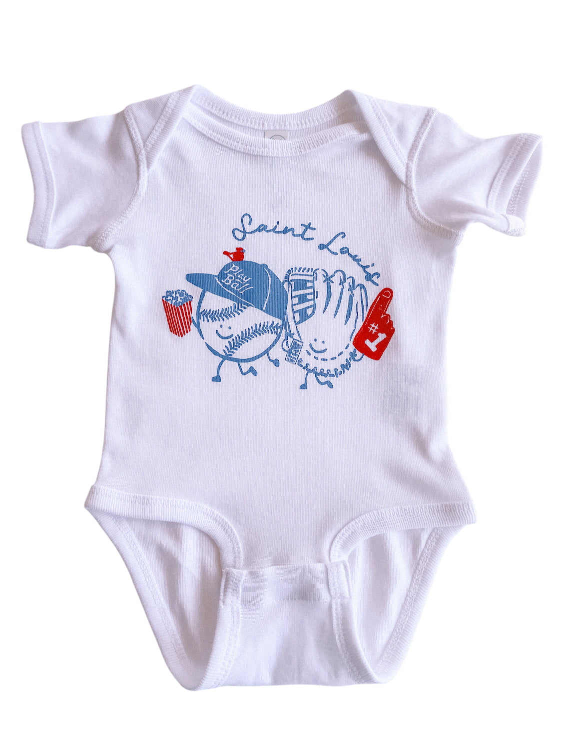 Stl Baseball Buds Onesie