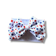 4th Of July Stars Baby Headwrap Bow