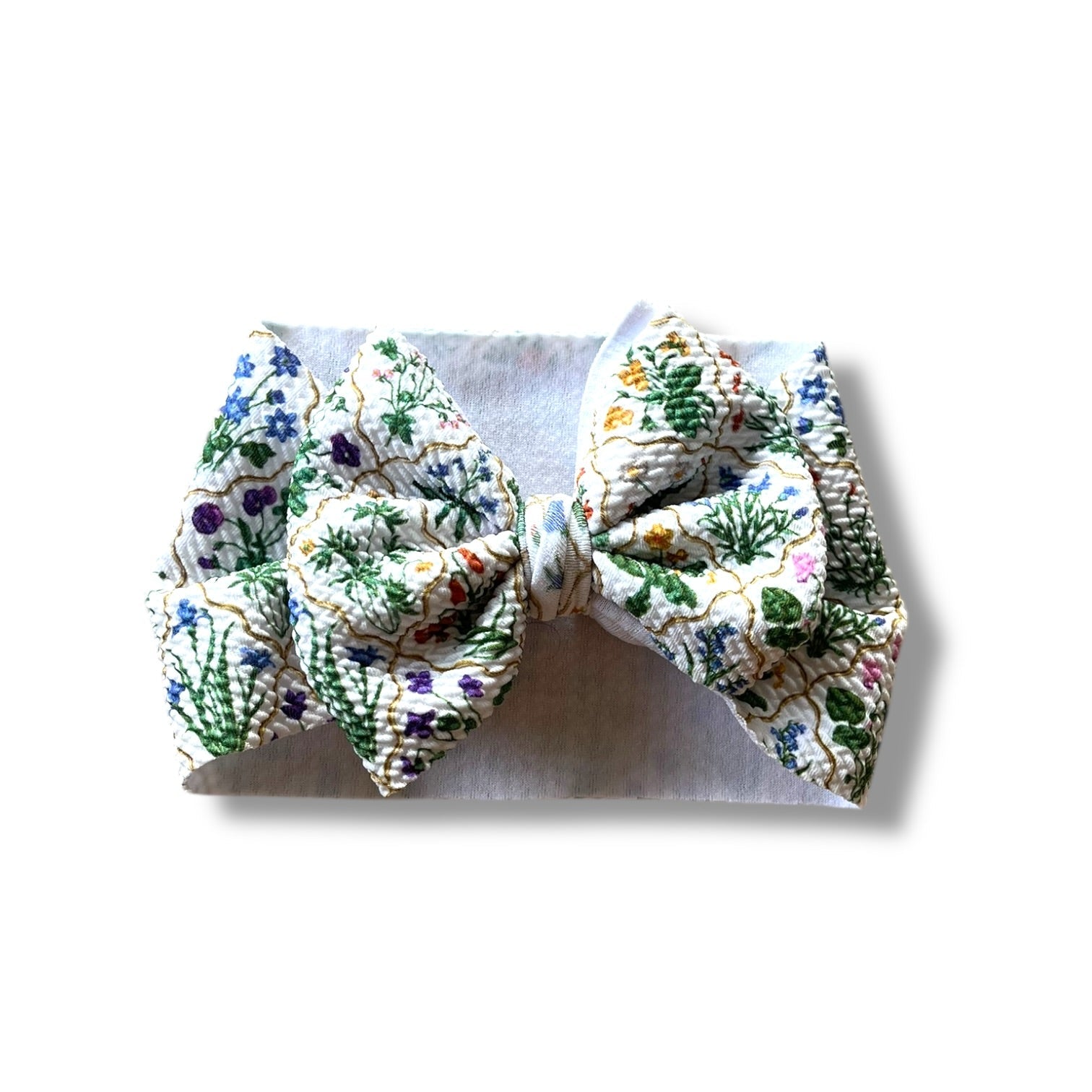 Vintage Bouquet Baby Headrap Bow