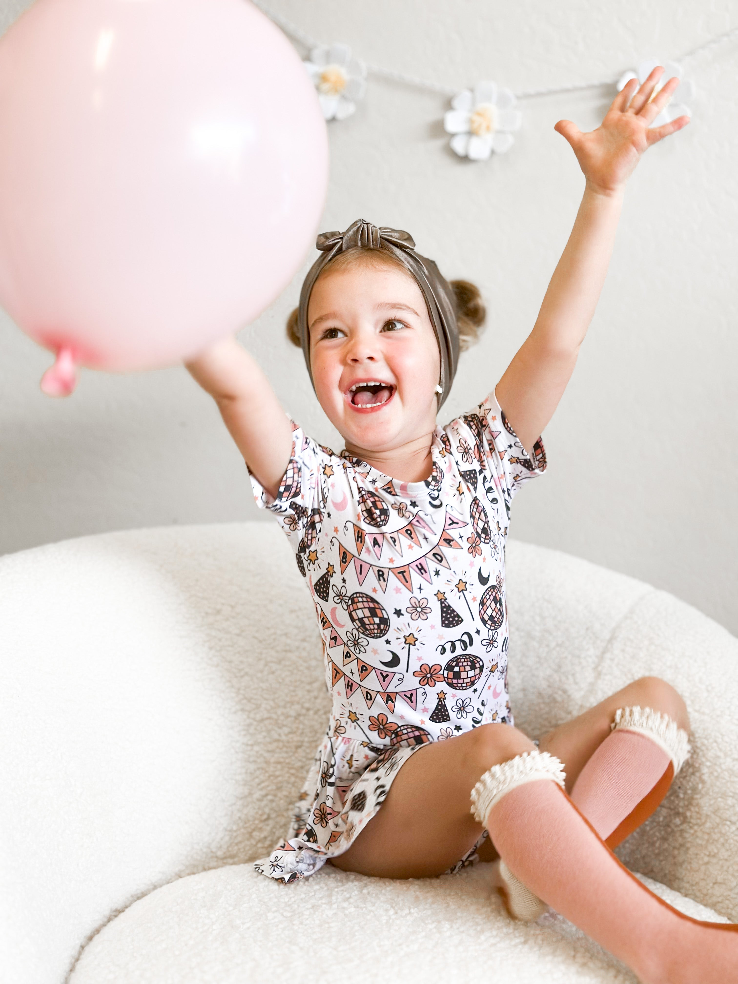 Disco Birthday Girl Dream Bodysuit Dress