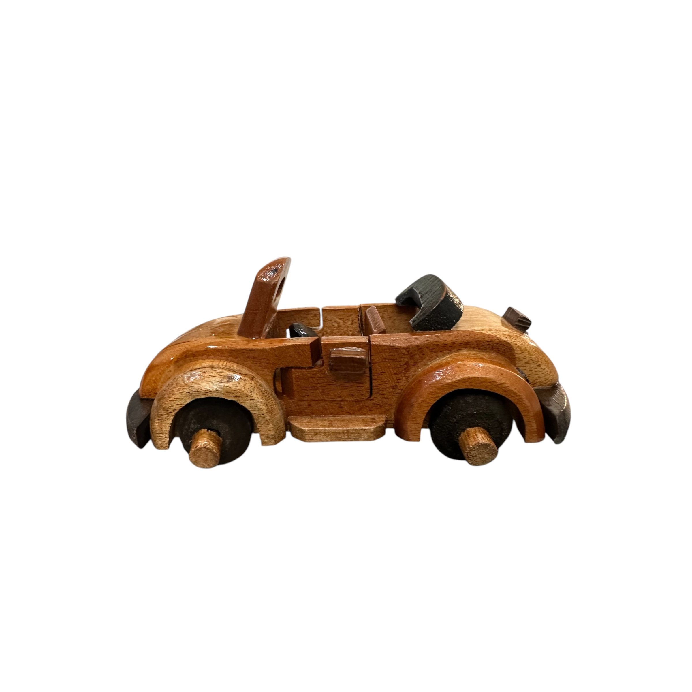 Wooden Convertible Car Decoration