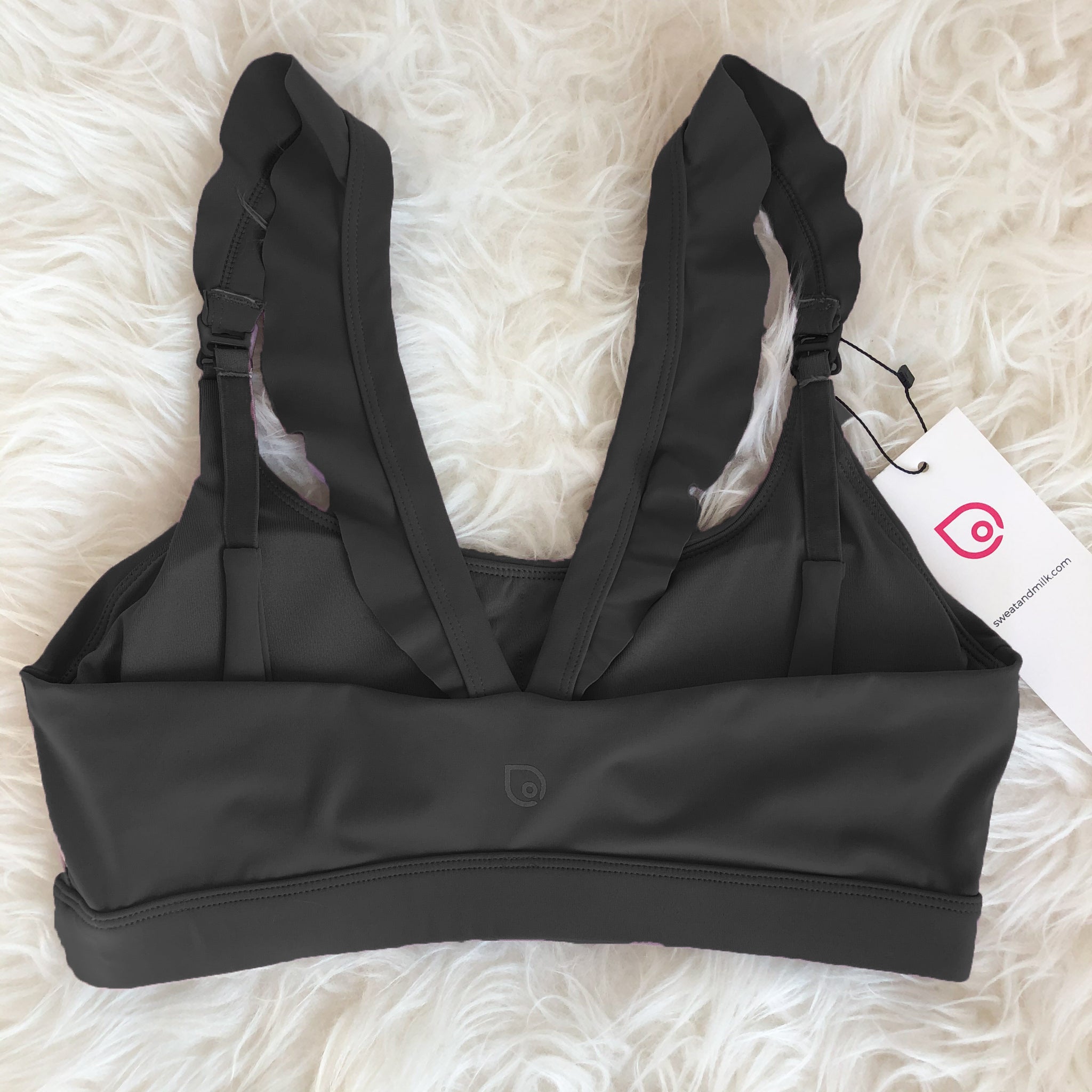 Madison - Medium Support Nursing Sport Bra (noir)