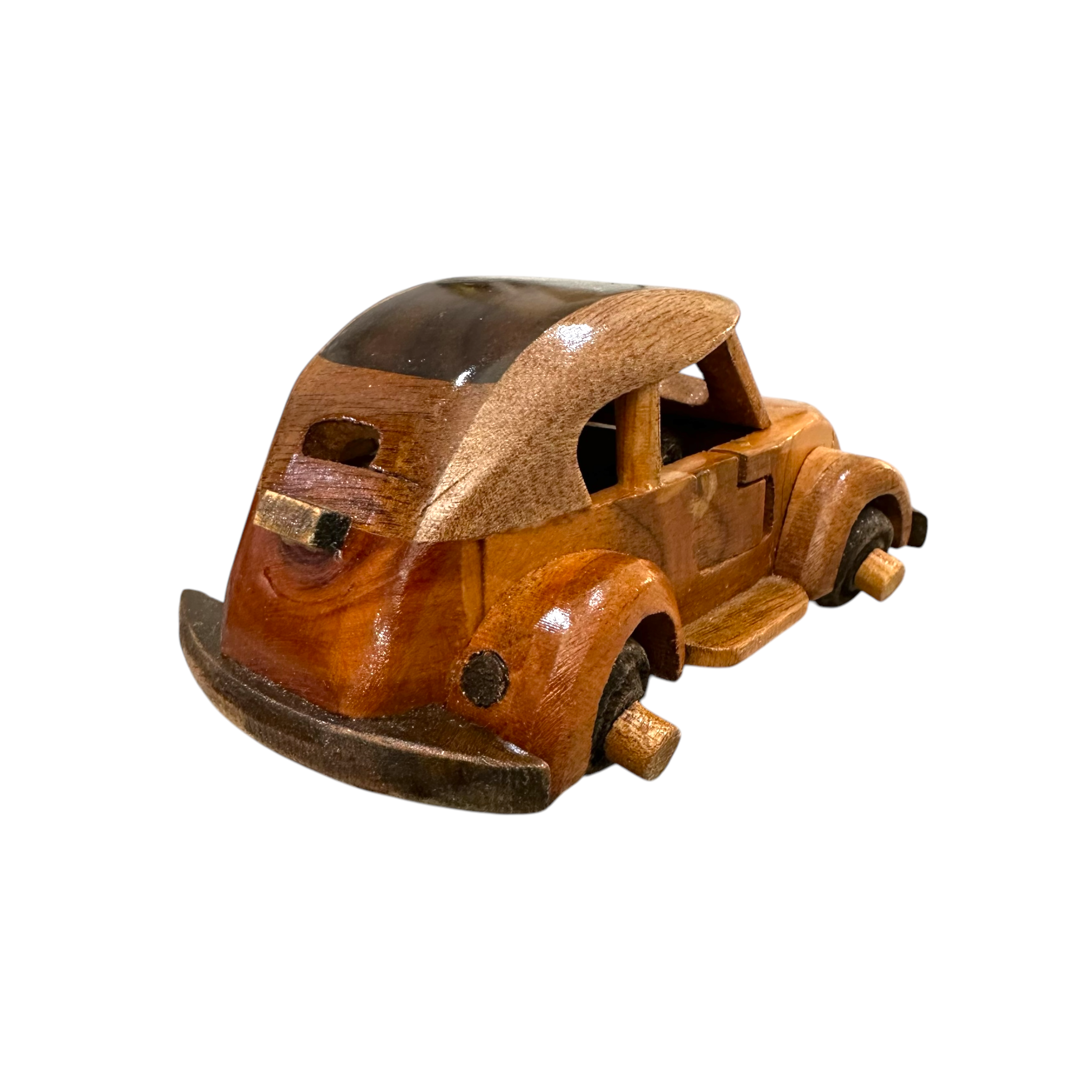 Wooden Beetle Car Decoration