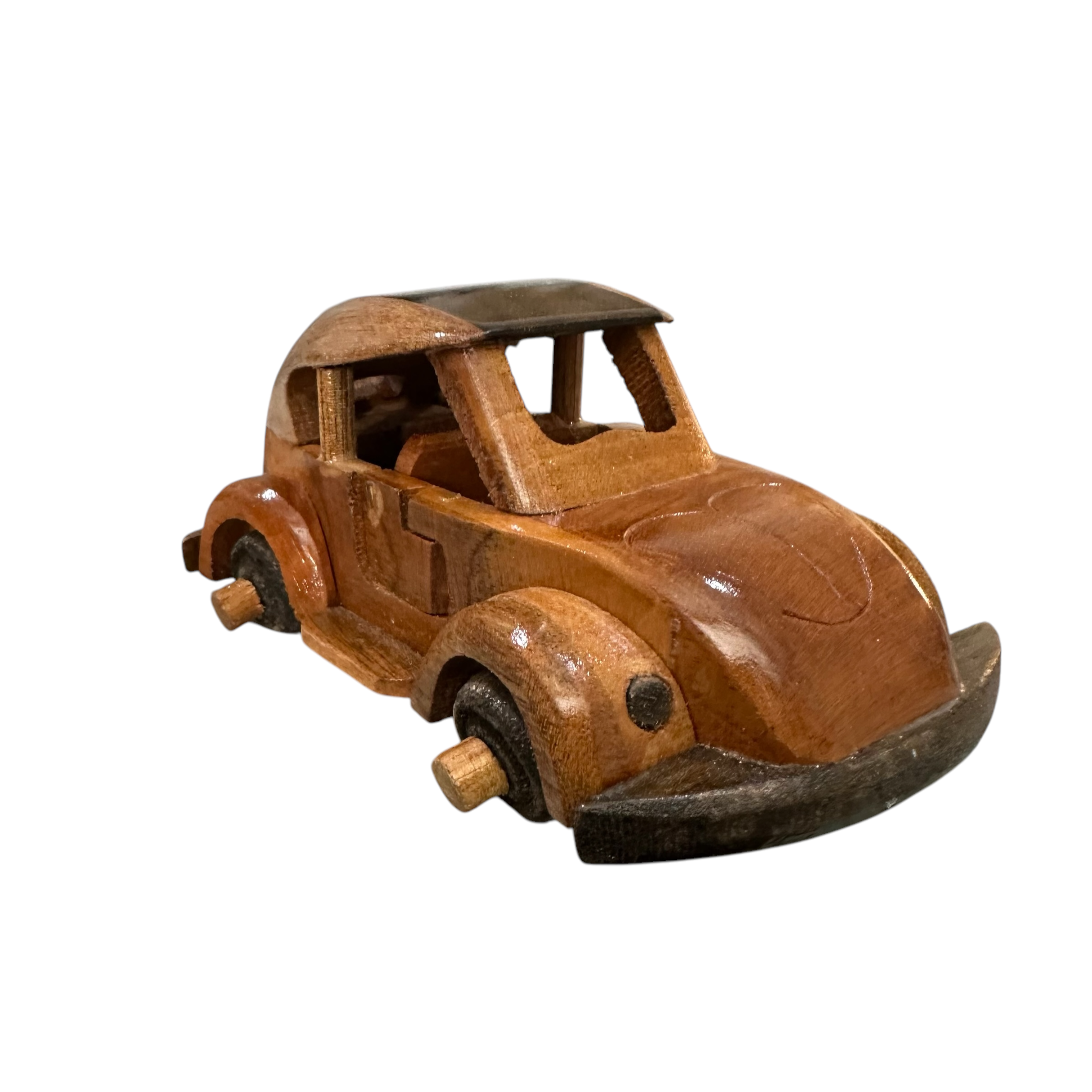 Wooden Beetle Car Decoration