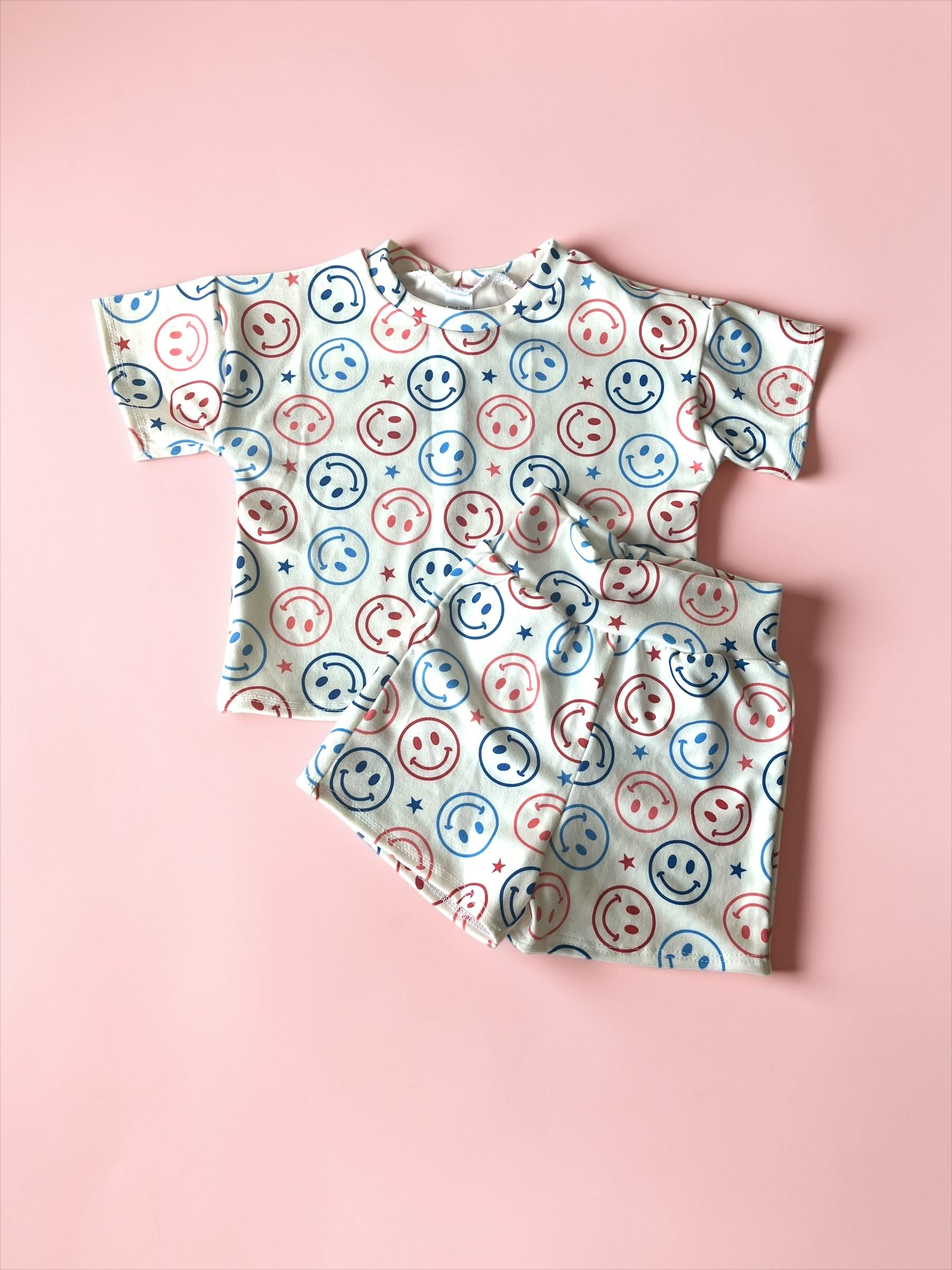 Patriotic Lounge Short Set