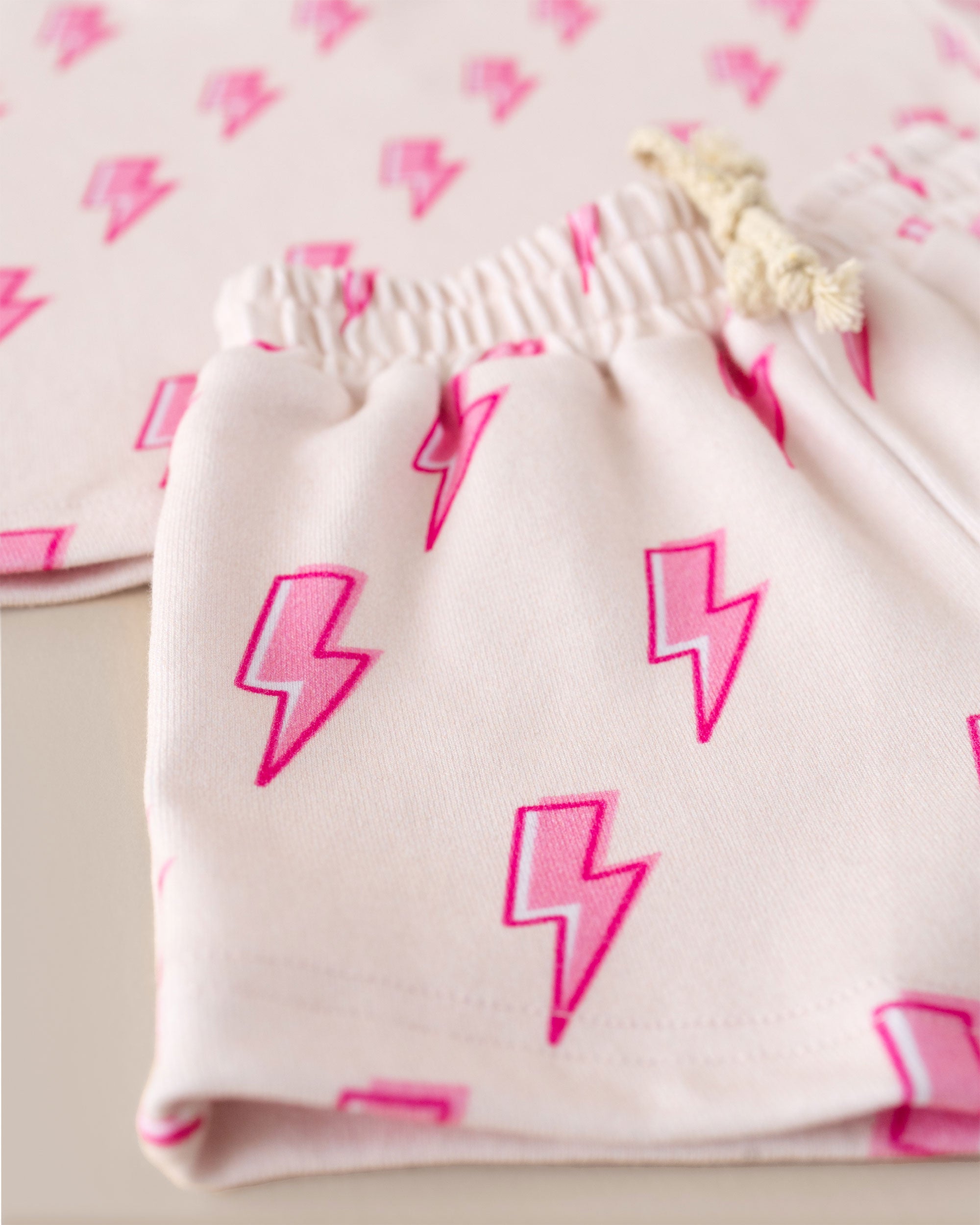 Shorts Set | Pink Bolts