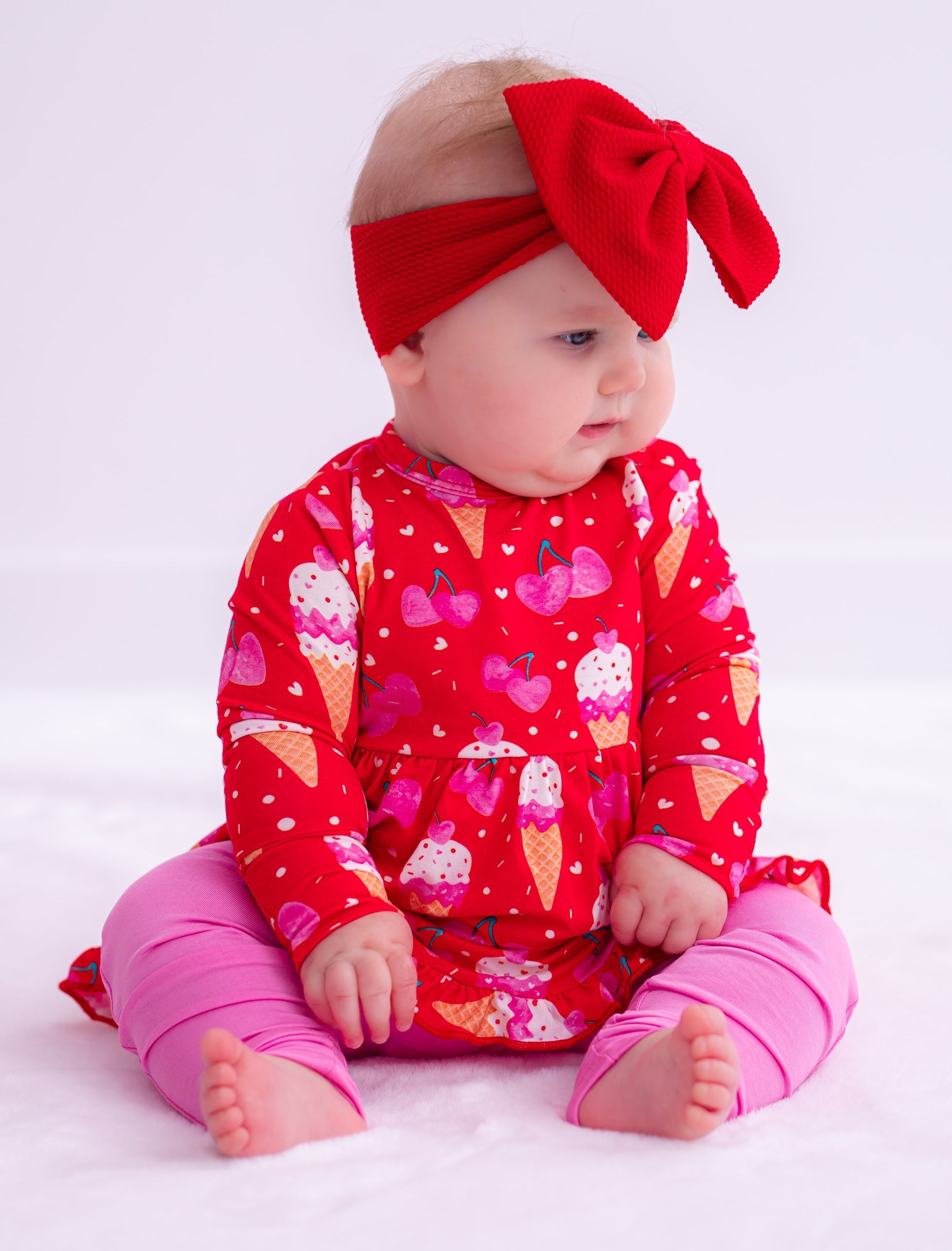 Maddie Birdie Peplum Set