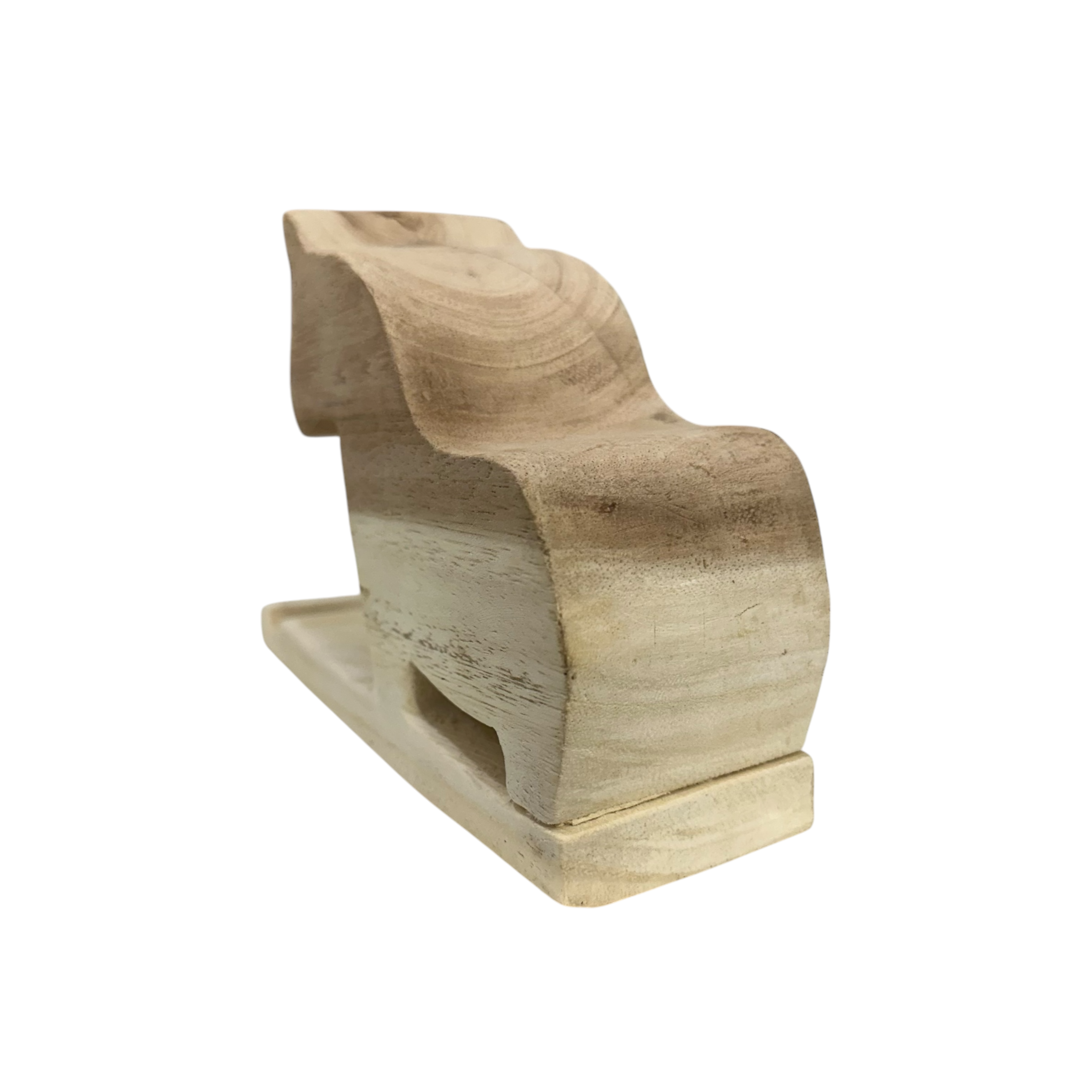 Wooden-horse-phone-holder
