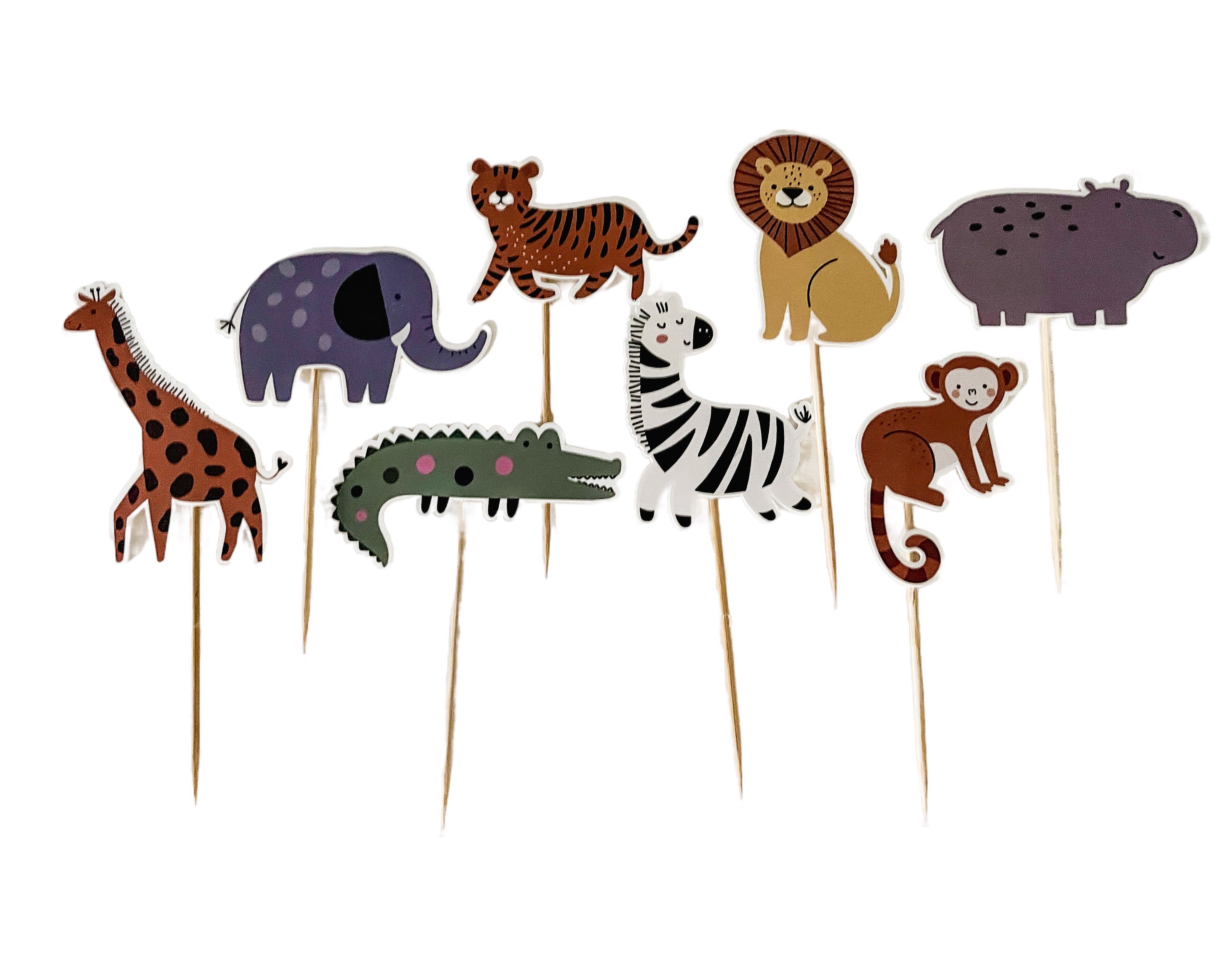 Safari Cupcake Toppers