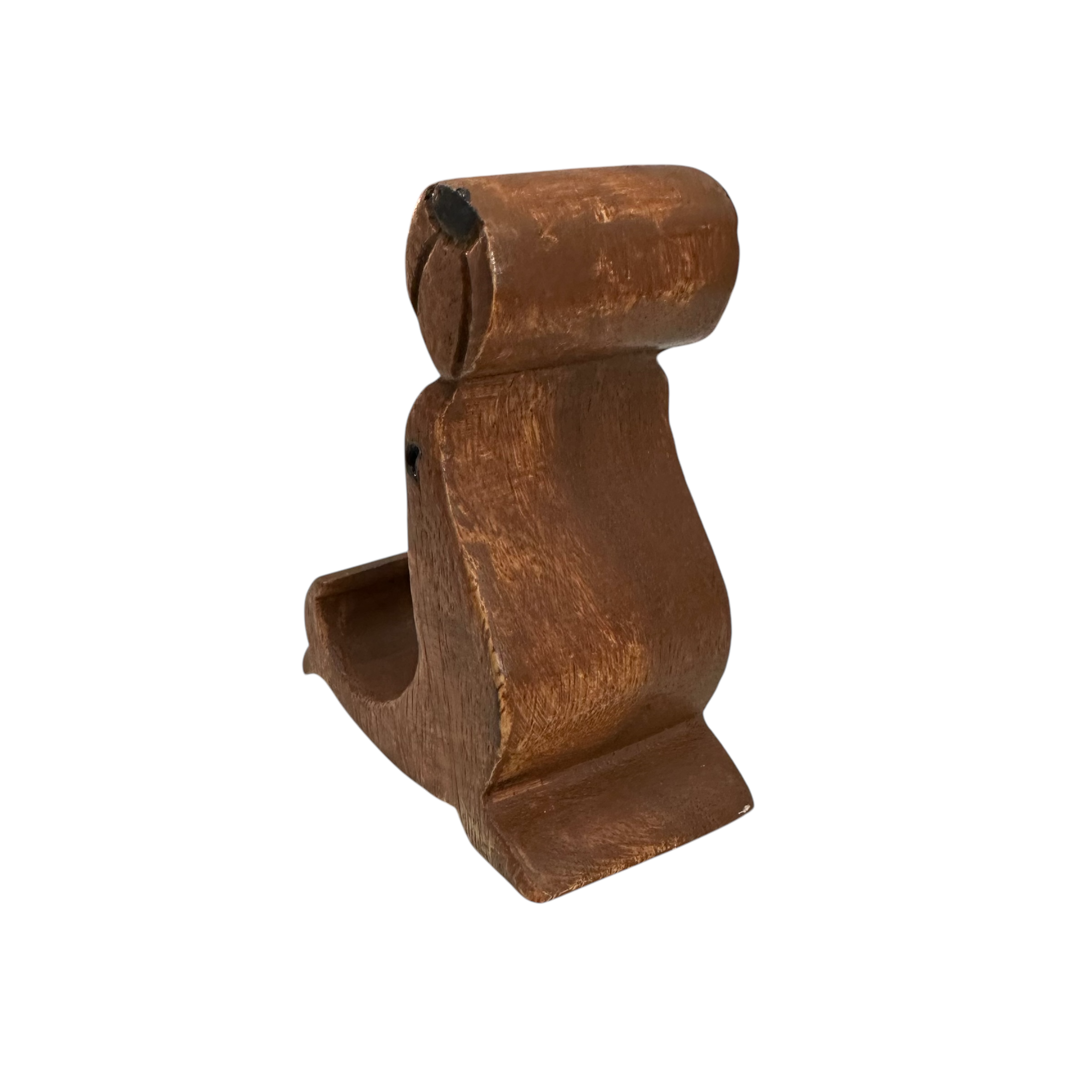 Wooden Seal Phone Holder (dark Oak)