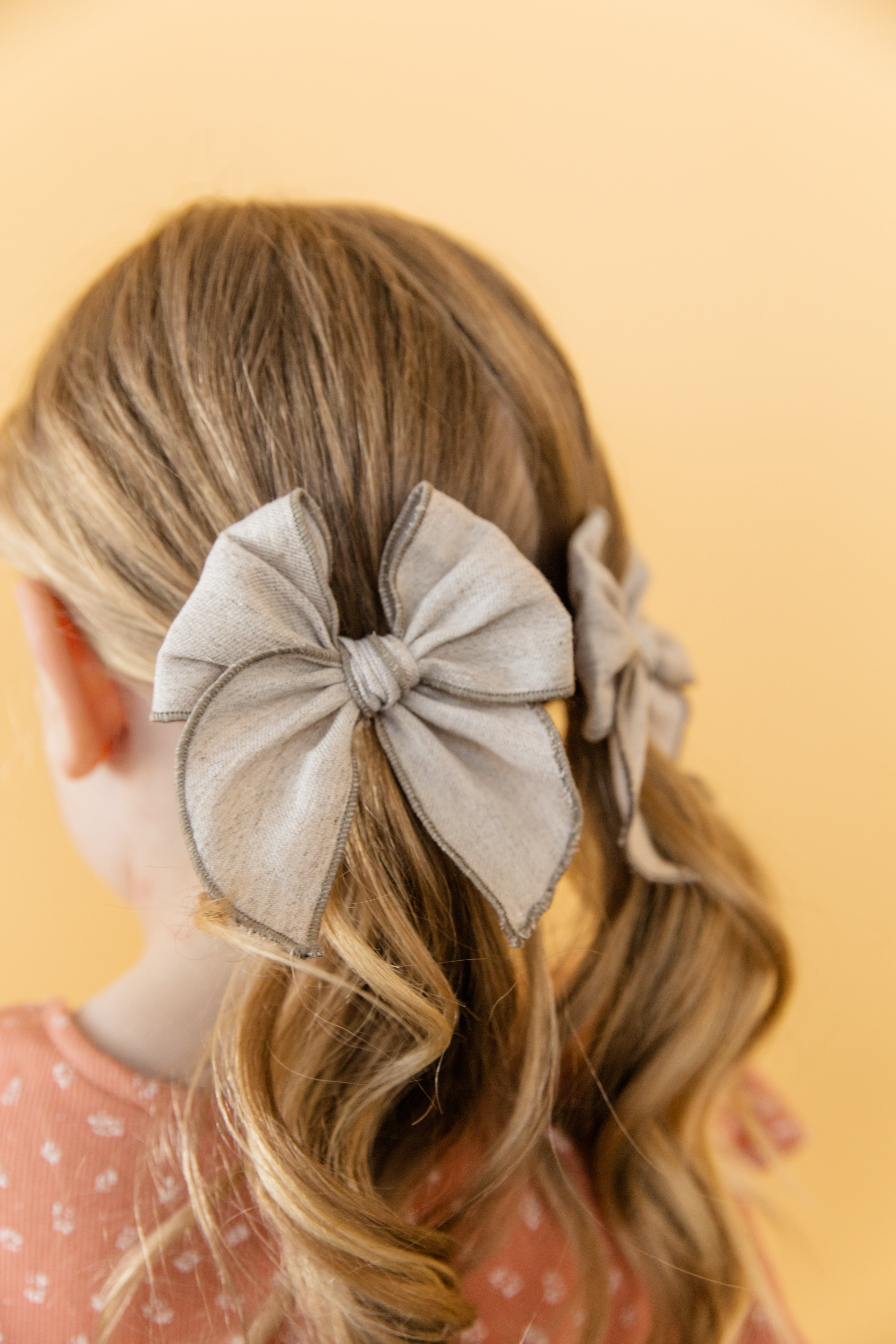 Flax | Pigtail Set - Petite Party Bow