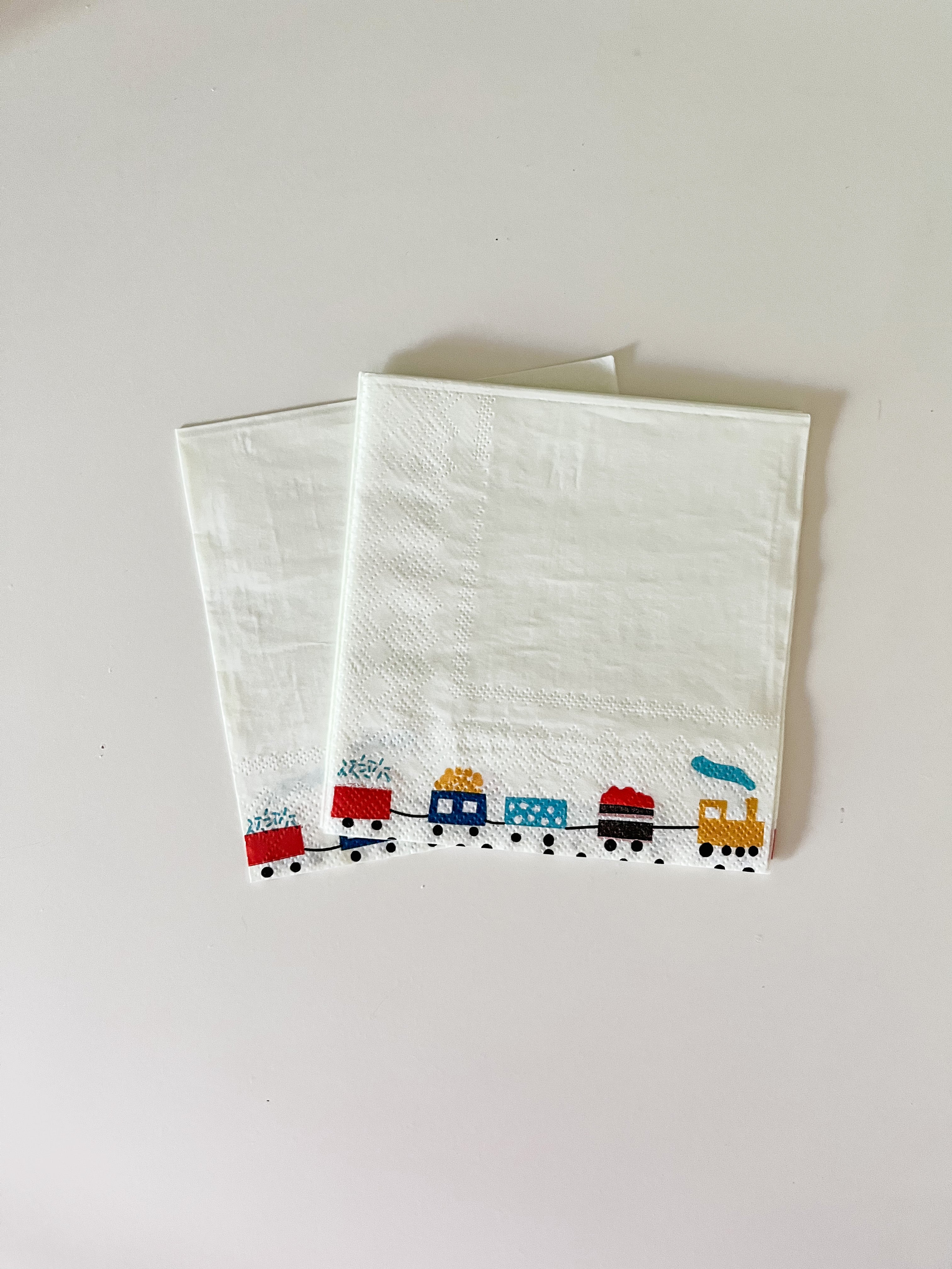 Train Napkins Small