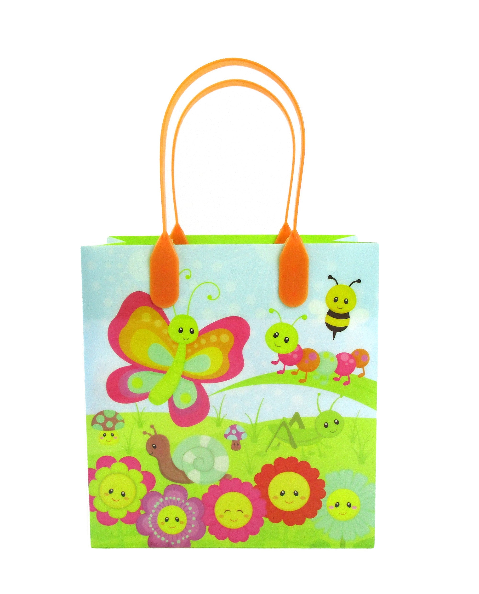 Spring Party Favor Treat Bags - Set Of 6 Or 12