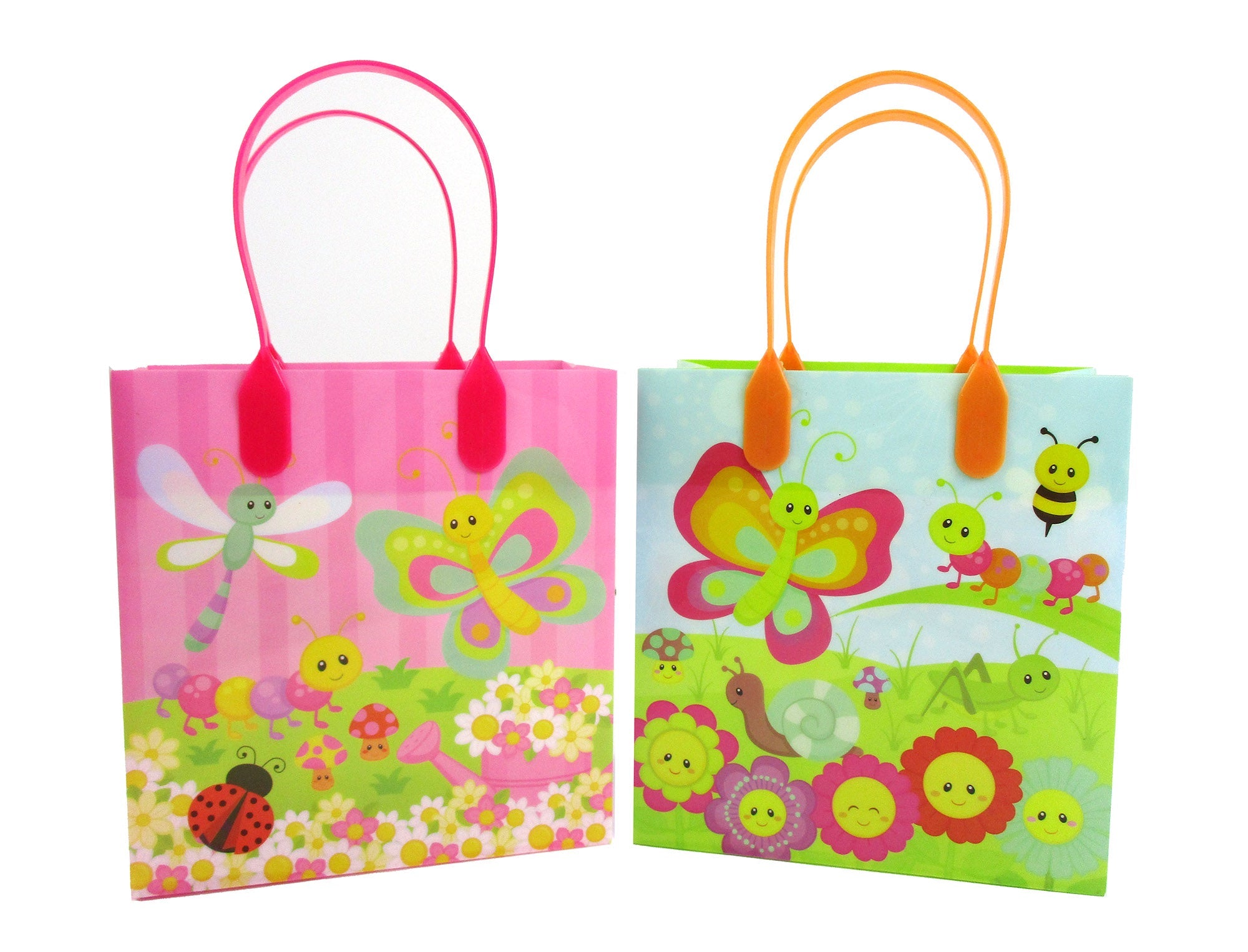 Spring Party Favor Treat Bags - Set Of 6 Or 12
