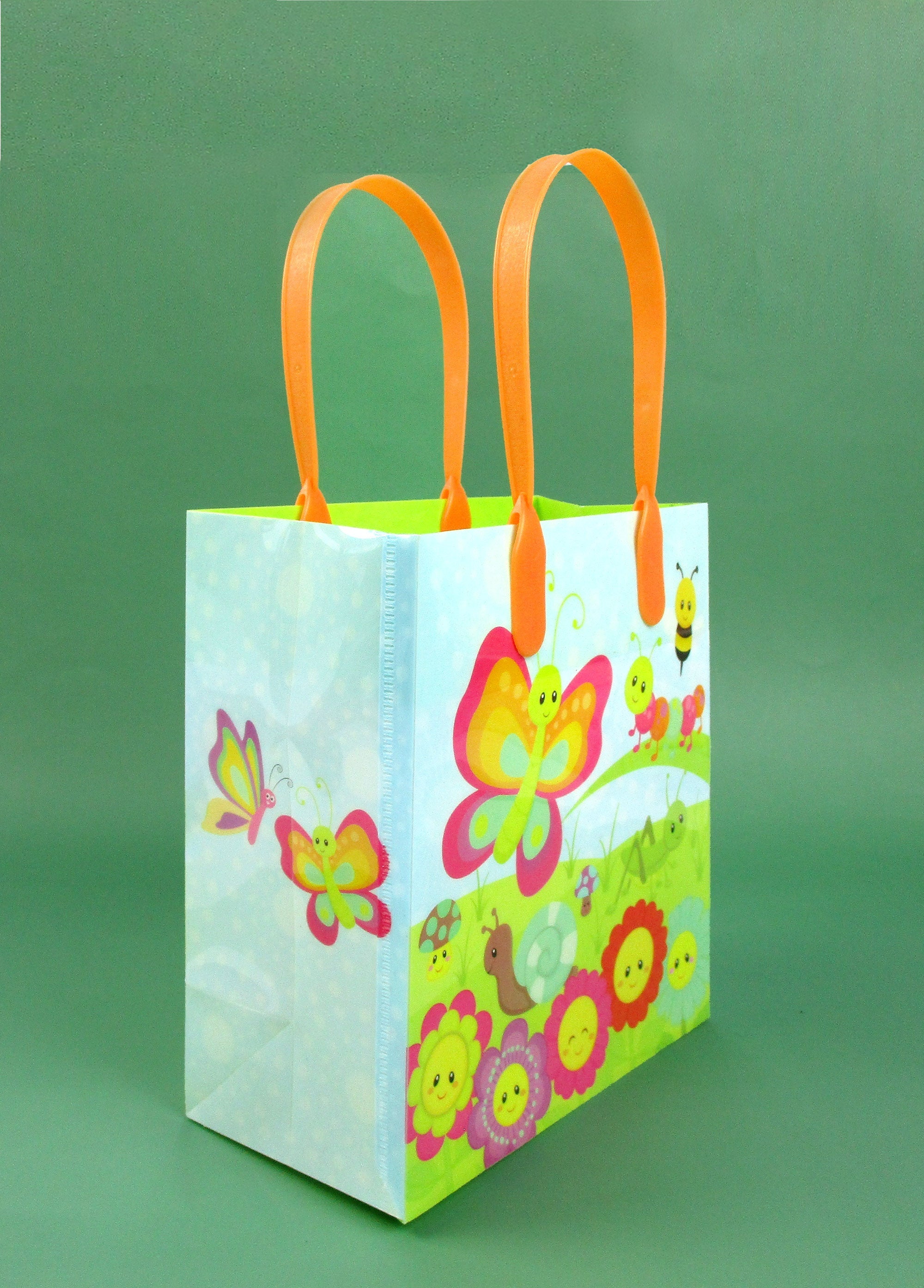 Spring Party Favor Treat Bags - Set Of 6 Or 12