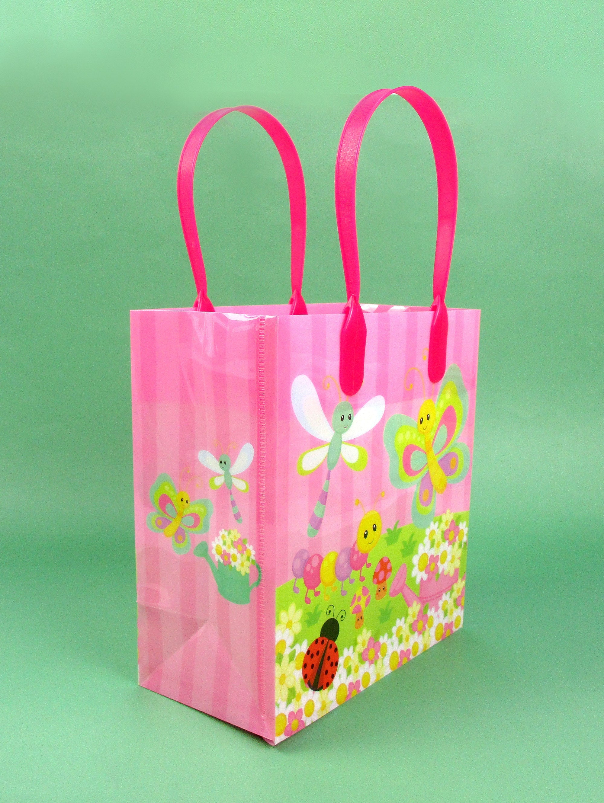Spring Party Favor Treat Bags - Set Of 6 Or 12