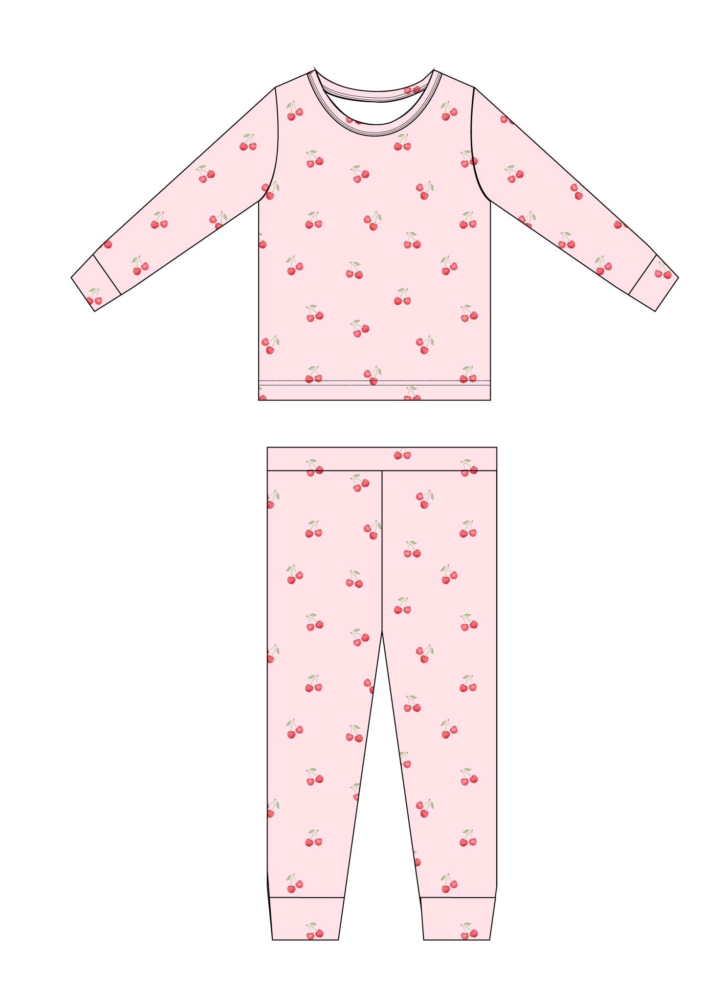 Cherry (ribbed) - Set