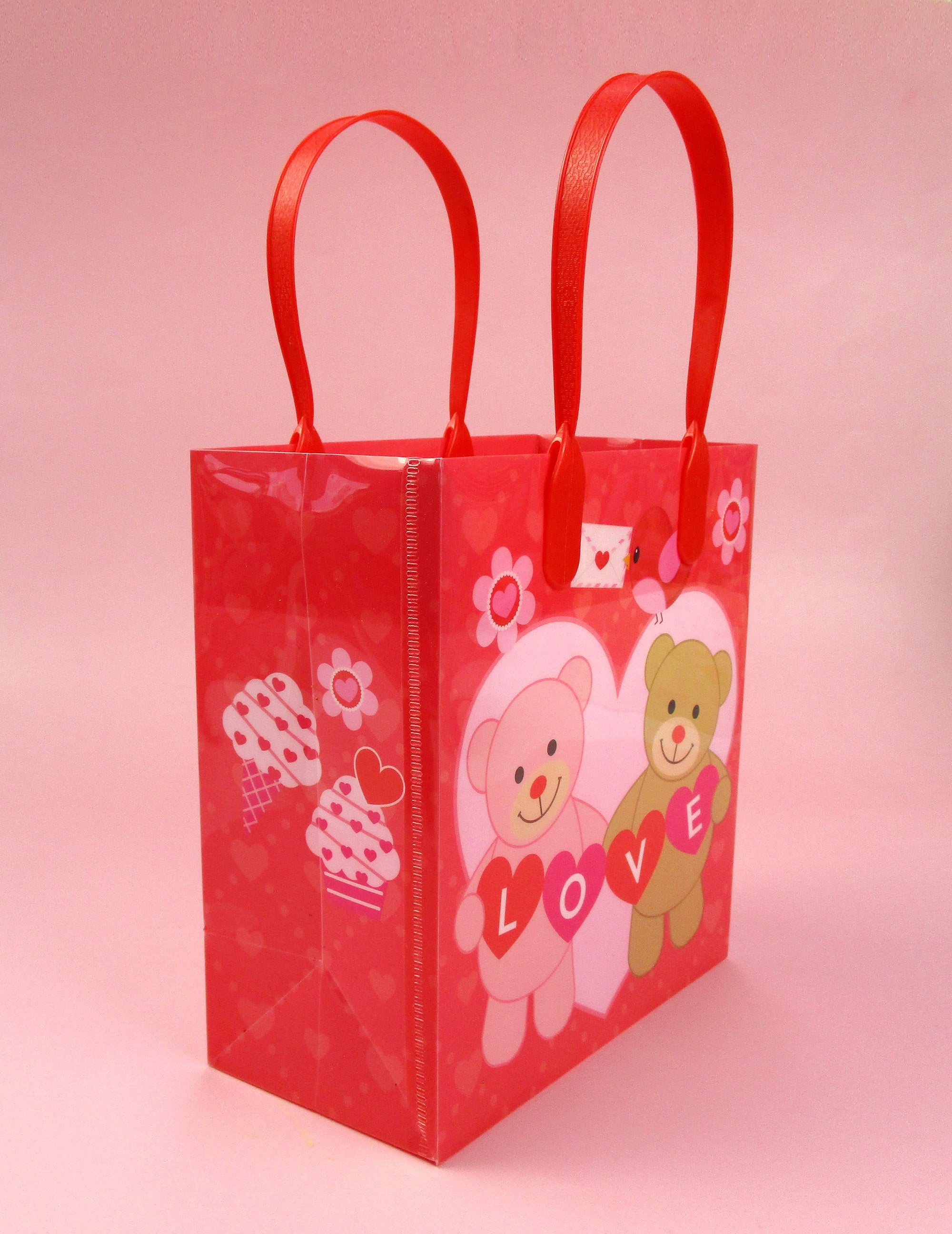 Valentine's Day Party Favor Treat Bags - Set Of 6 Or 12