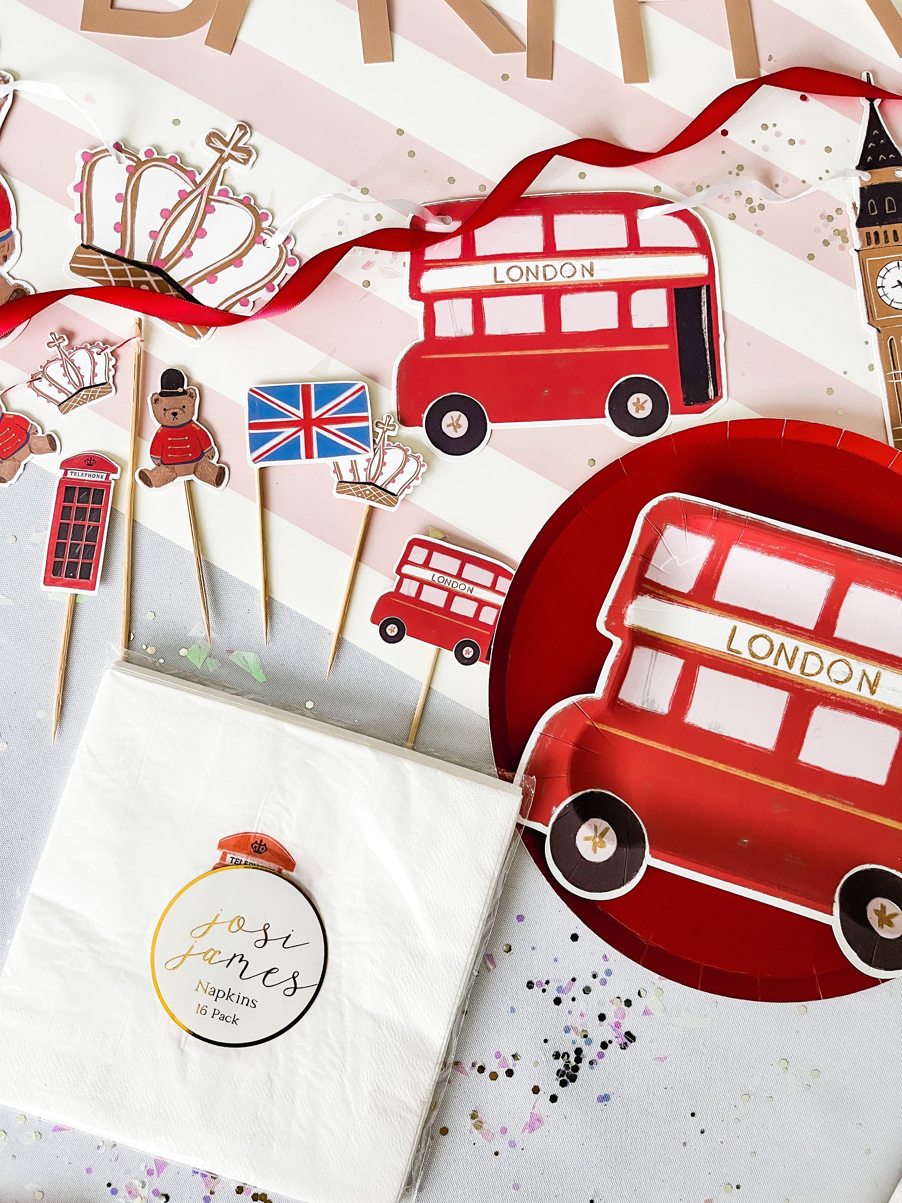 London Cupcake Toppers