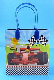 Race Car Party Favor Treat Bags - Set Of 6 Or 12