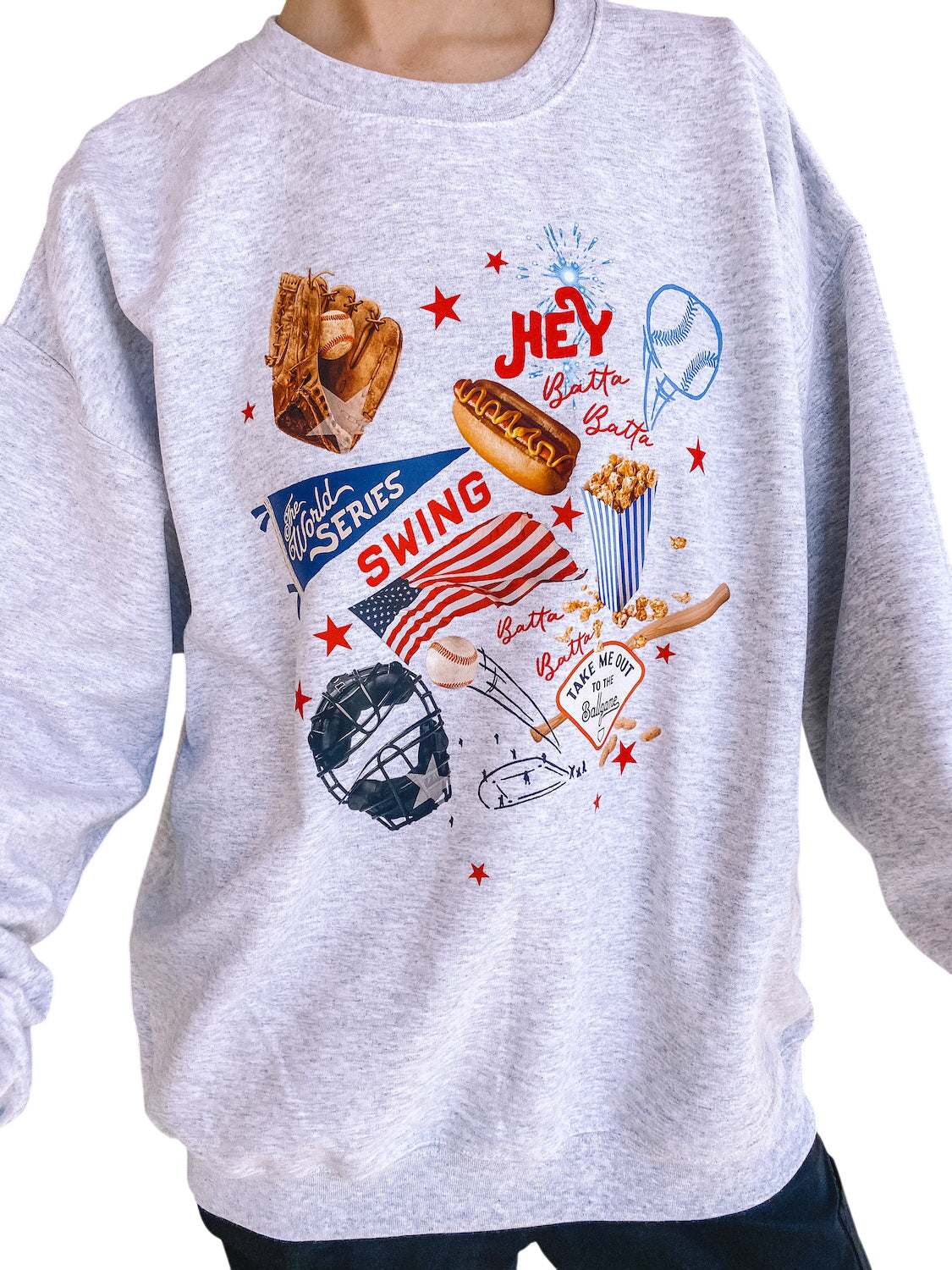 Baseball Days Crewneck - Adult