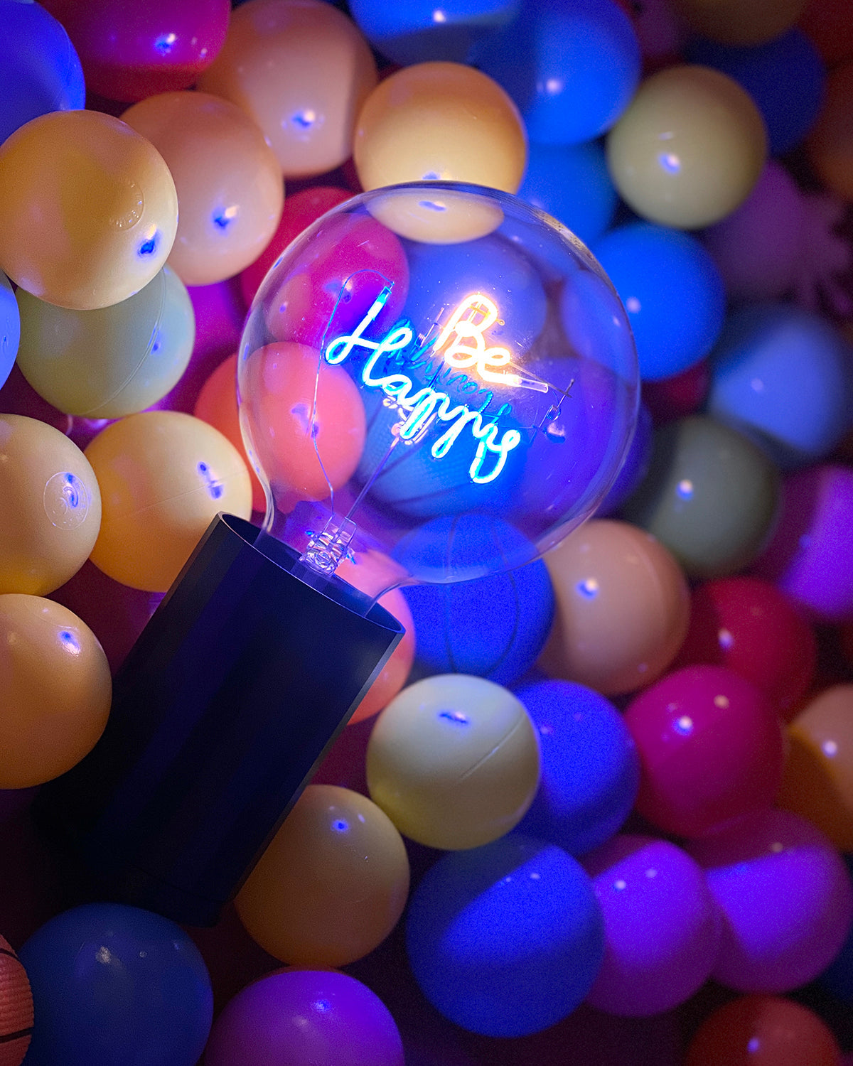 Mitb Bulb Be Happy Amber/ Blue