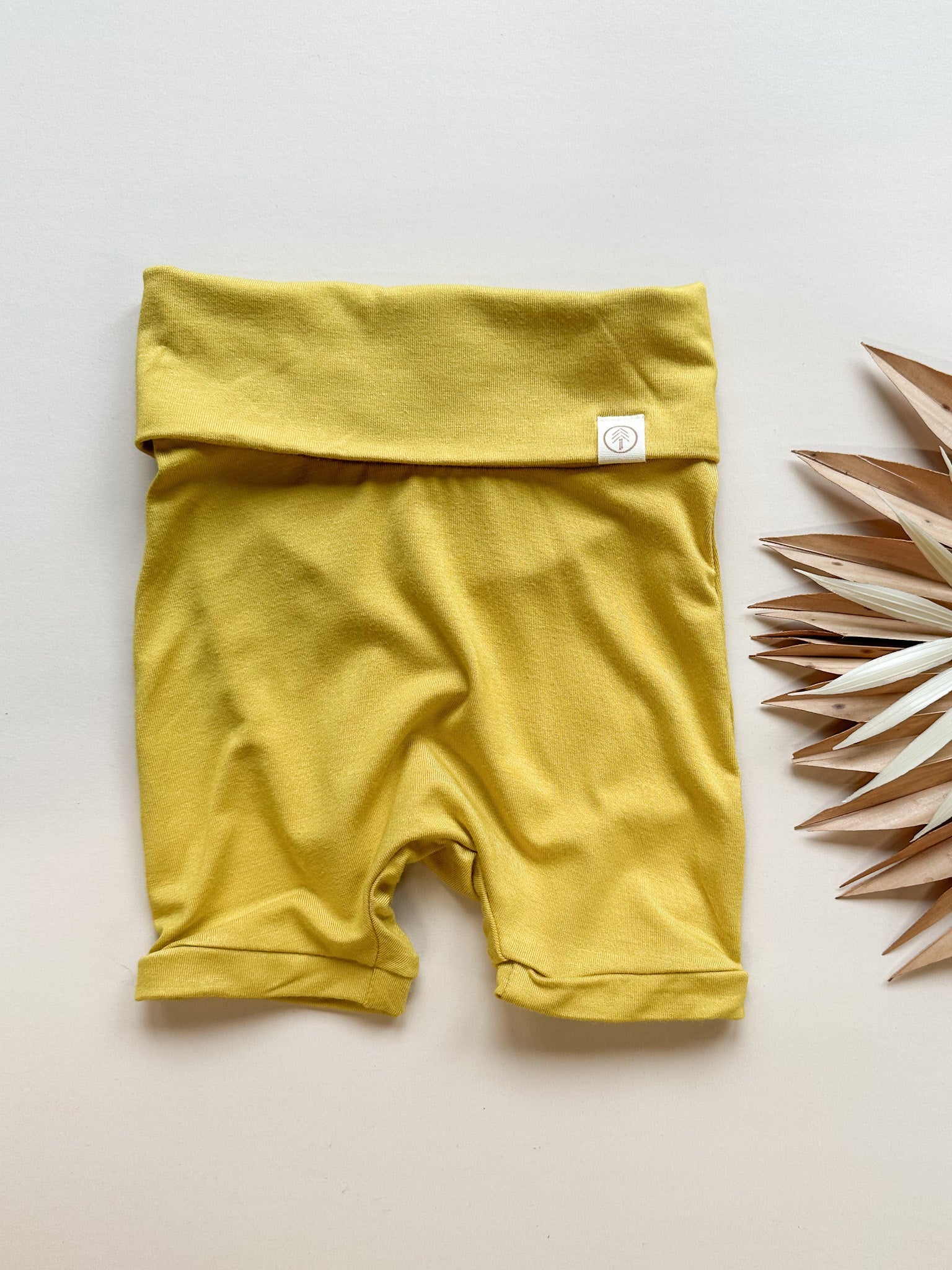 Fold-over Shorties | Baby & Toddler | Luxury Bamboo | Marigold