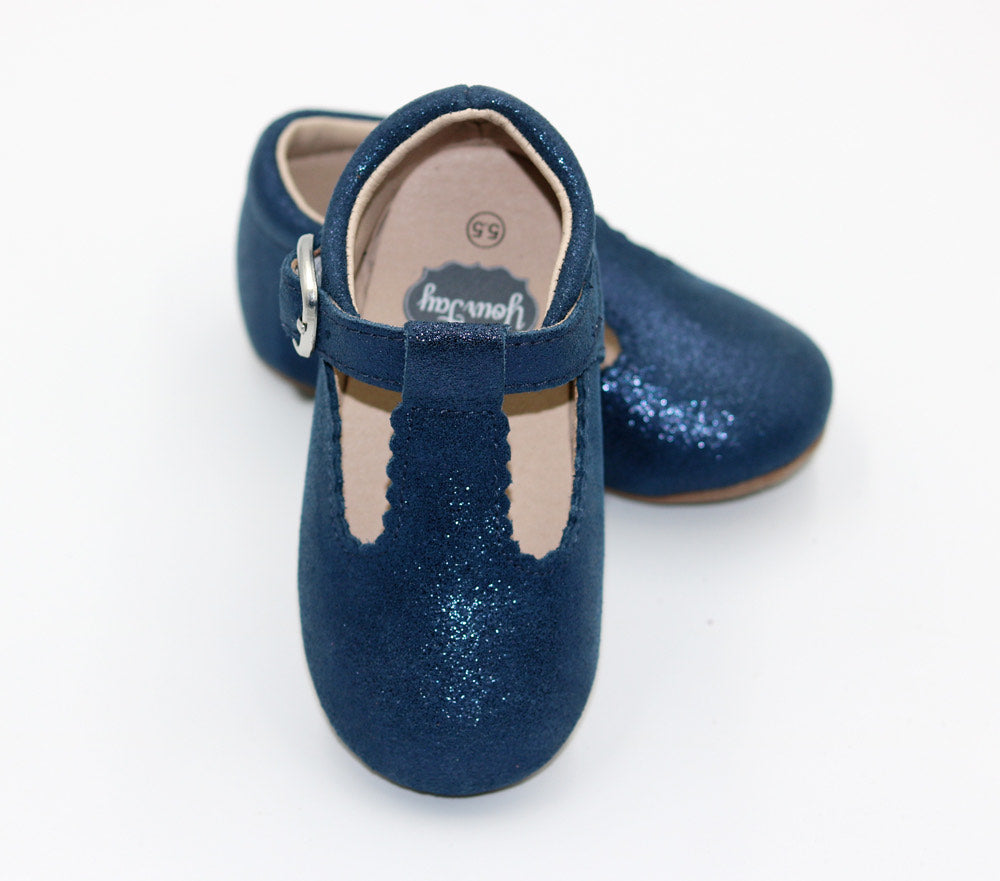 T-straps Midnight Sparkle (blue Shimmer)