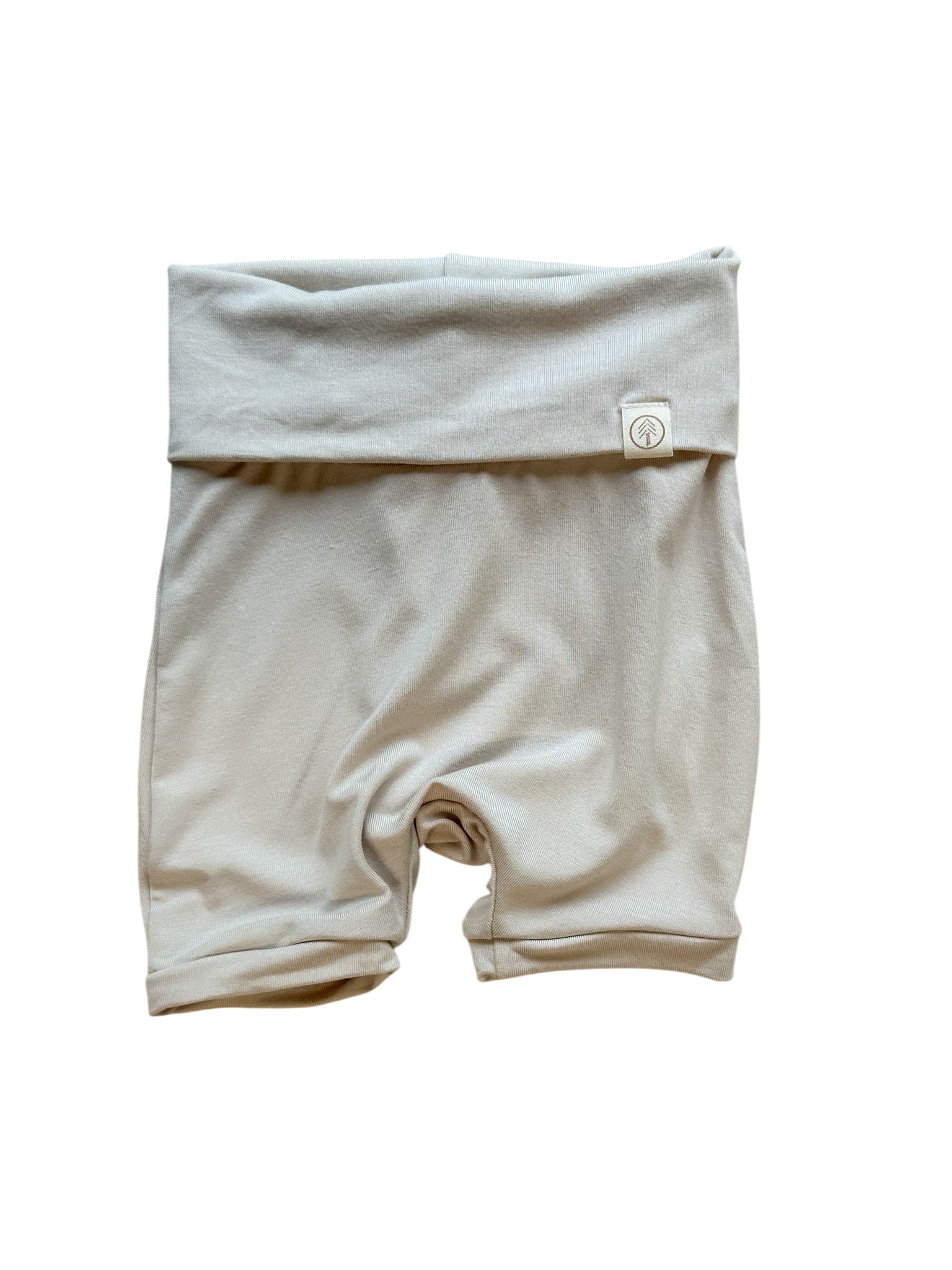 0/3m Fold-over Shorties | Baby & Toddler | Luxury Bamboo | Sand