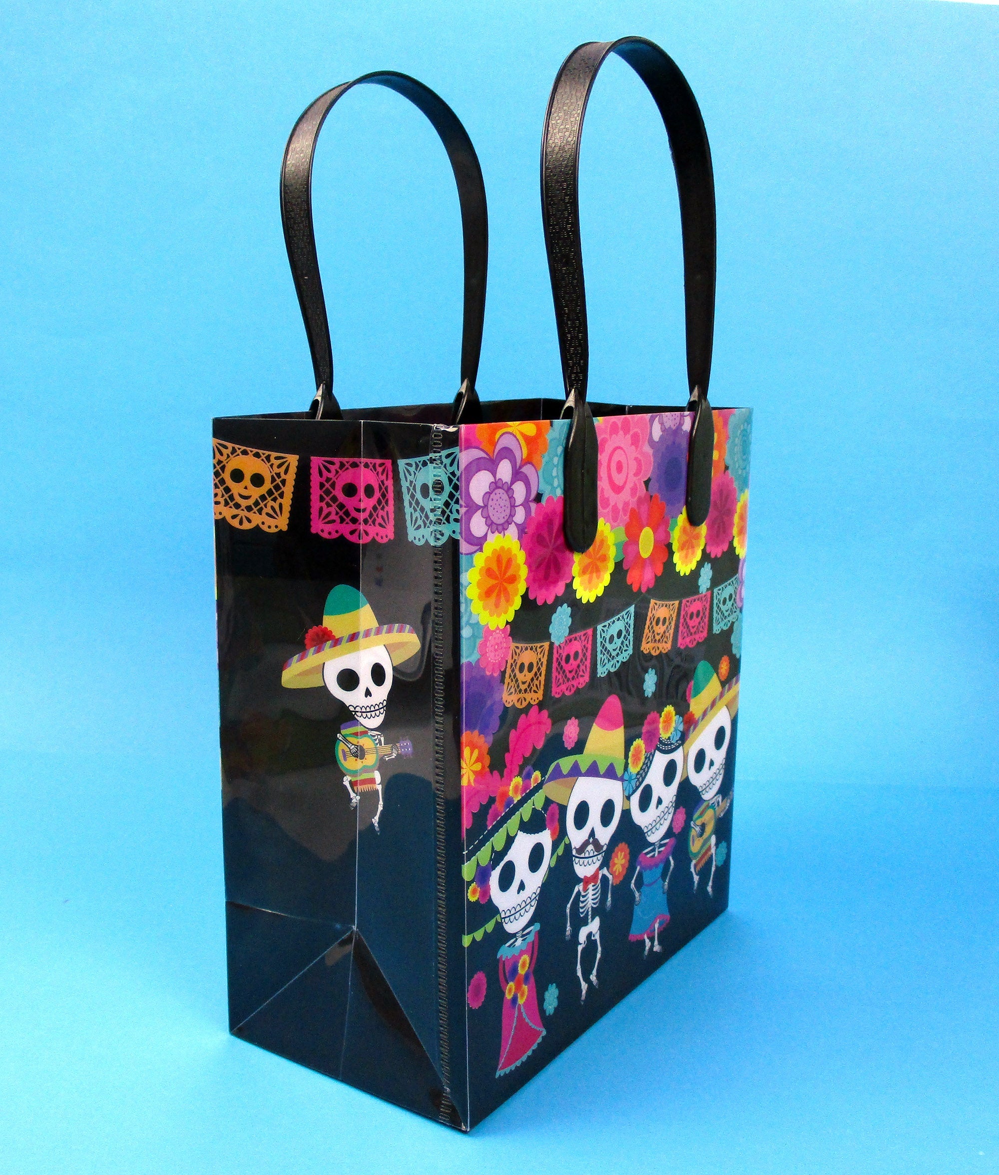 Day Of The Dead Party Favor Treat Bags - Set Of 6 Or 12