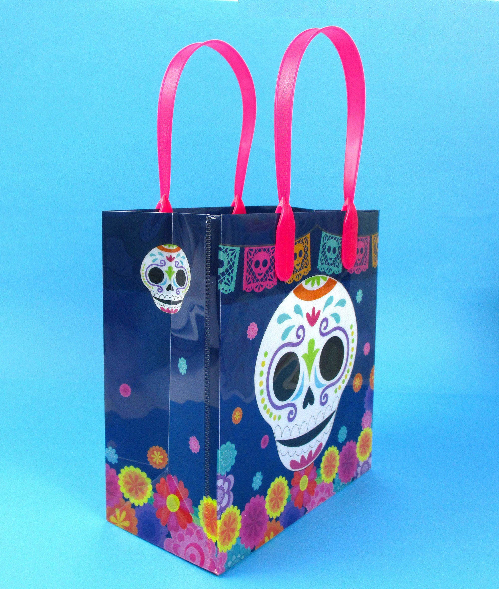 Day Of The Dead Party Favor Treat Bags - Set Of 6 Or 12