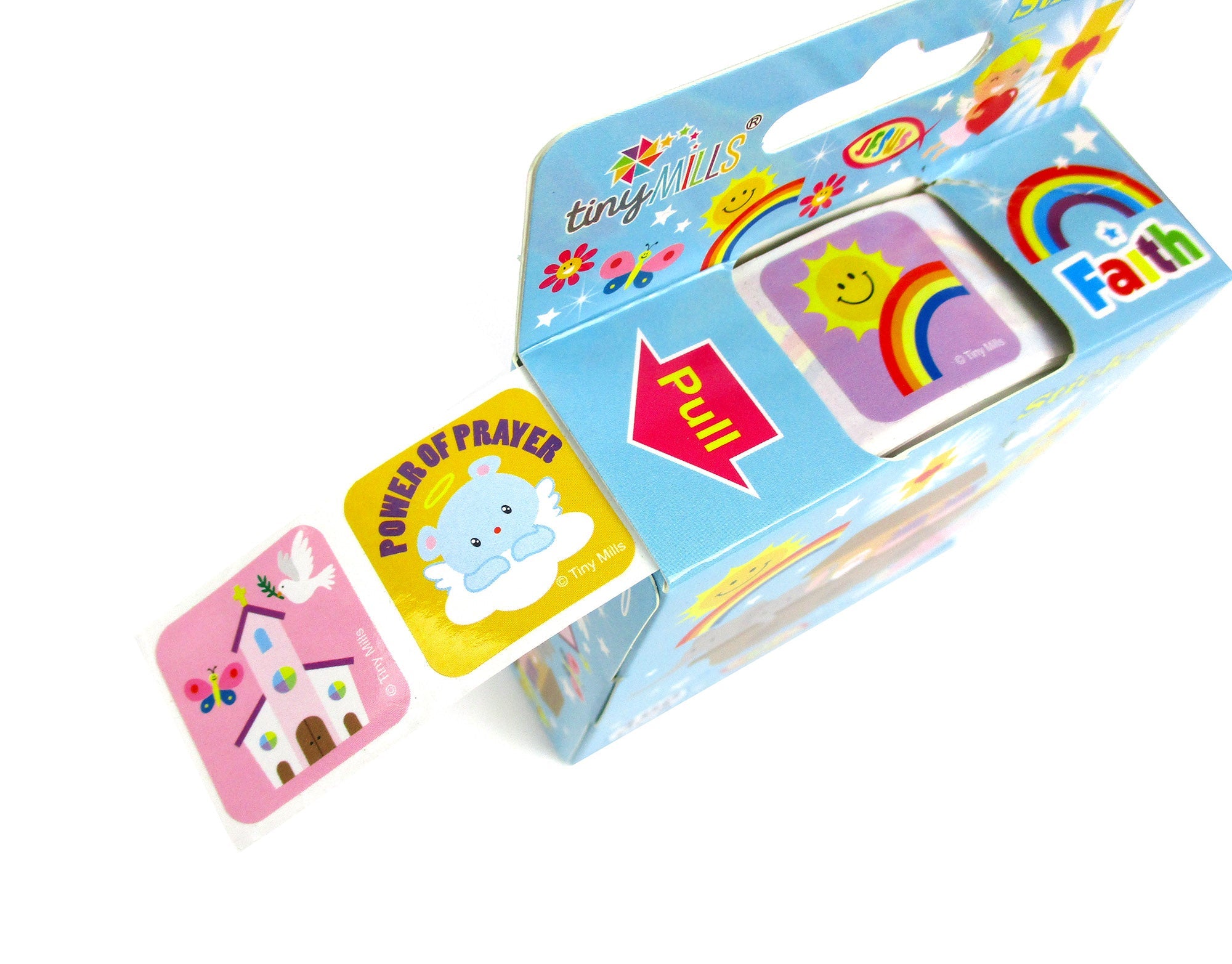 Religious Stickers 100 Stickers/dispenser, Pack Of 1, 6 Or 12 Dispensers