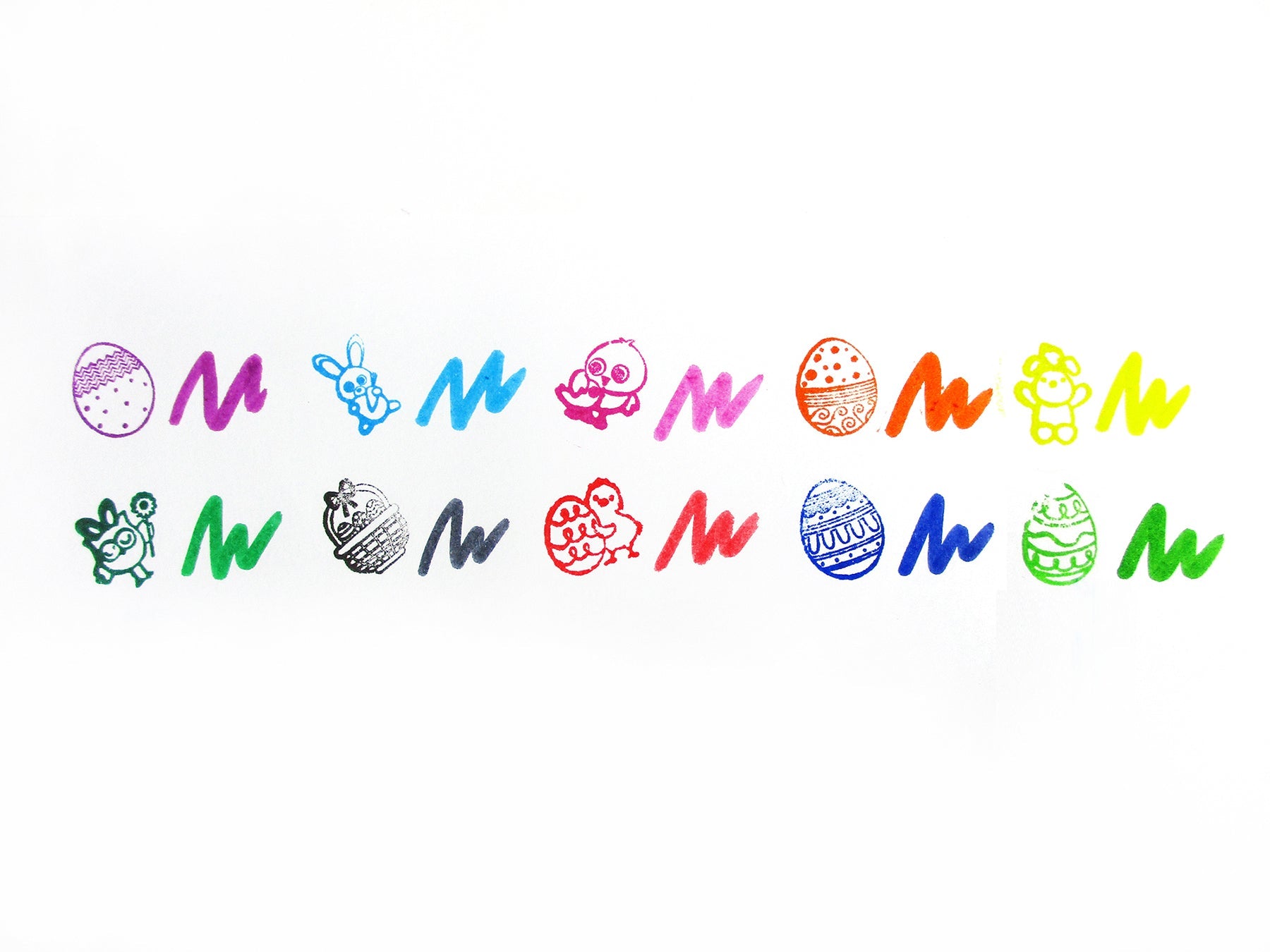 Easter Stamp Marker Set - Set Of 10