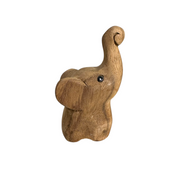 Natural Wood Elephant Wings Ears