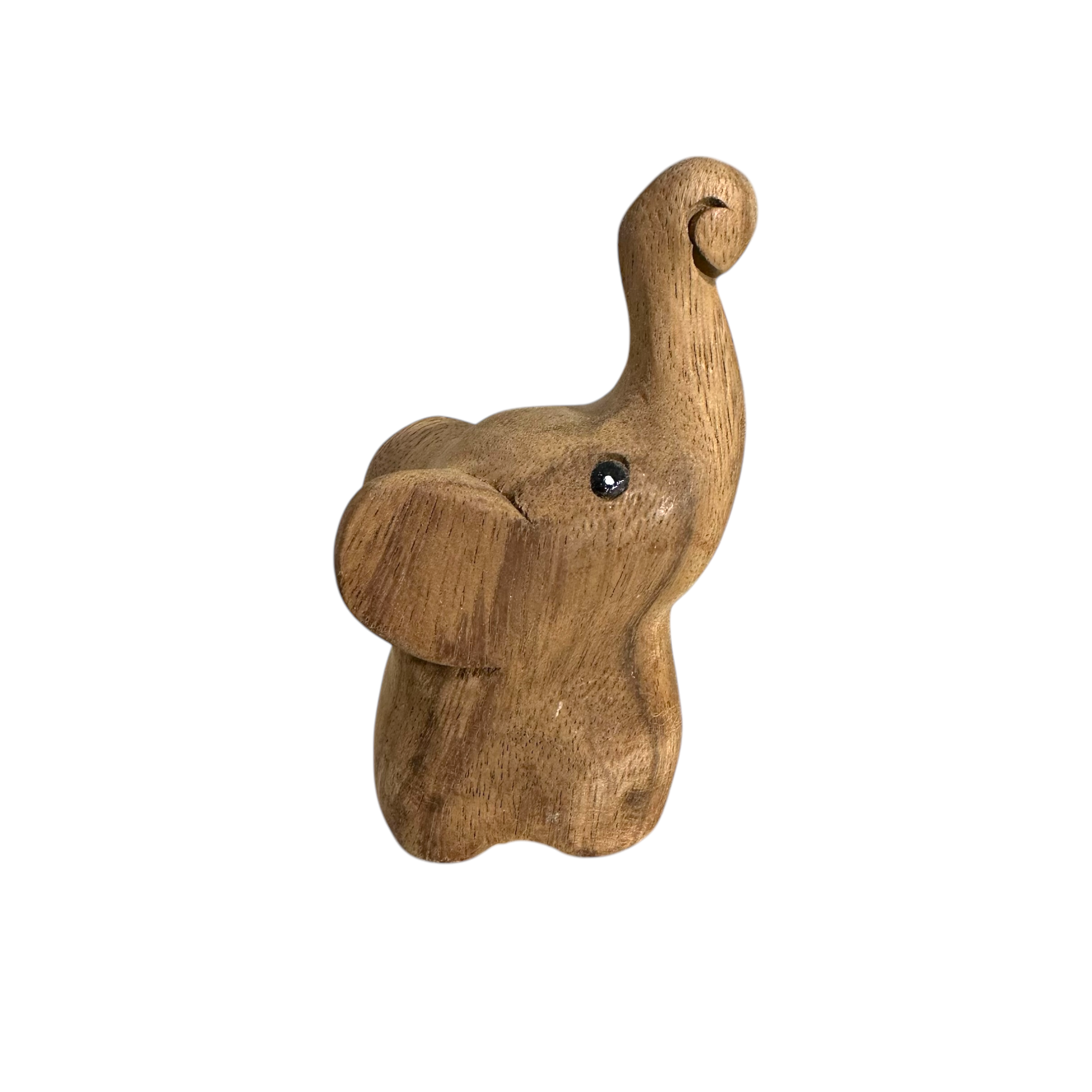Natural Wood Elephant Wings Ears