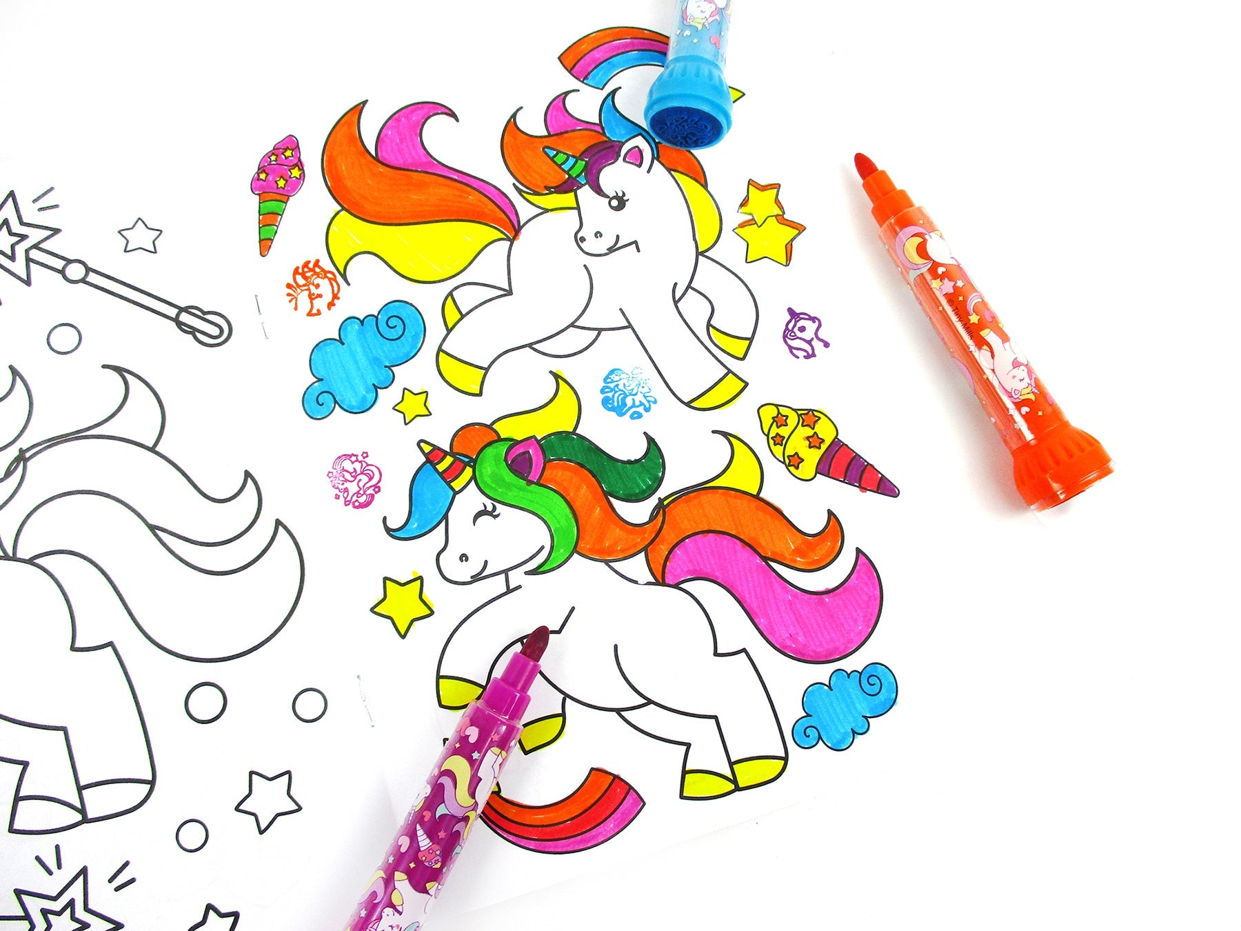Unicorn Stamp Marker Set - Set Of 10