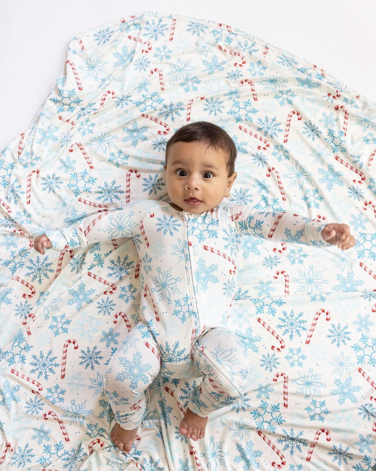 My First Candy Cane: Bamboo Swaddle