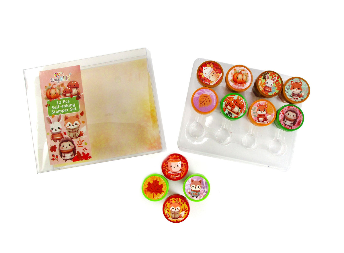 Cozy Autumn Animals Stamp Kit