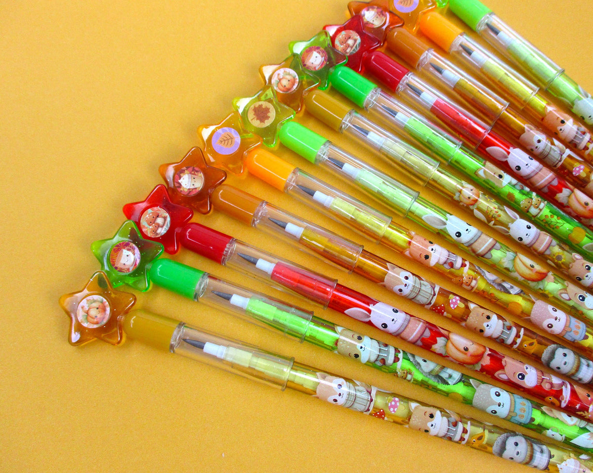 Cozy Autumn Animals Multi Point Pencils
