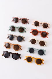 Retro Round Sunglasses Uv400 For Adult