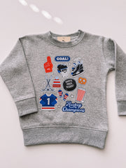 Hockey Fleece Crewneck