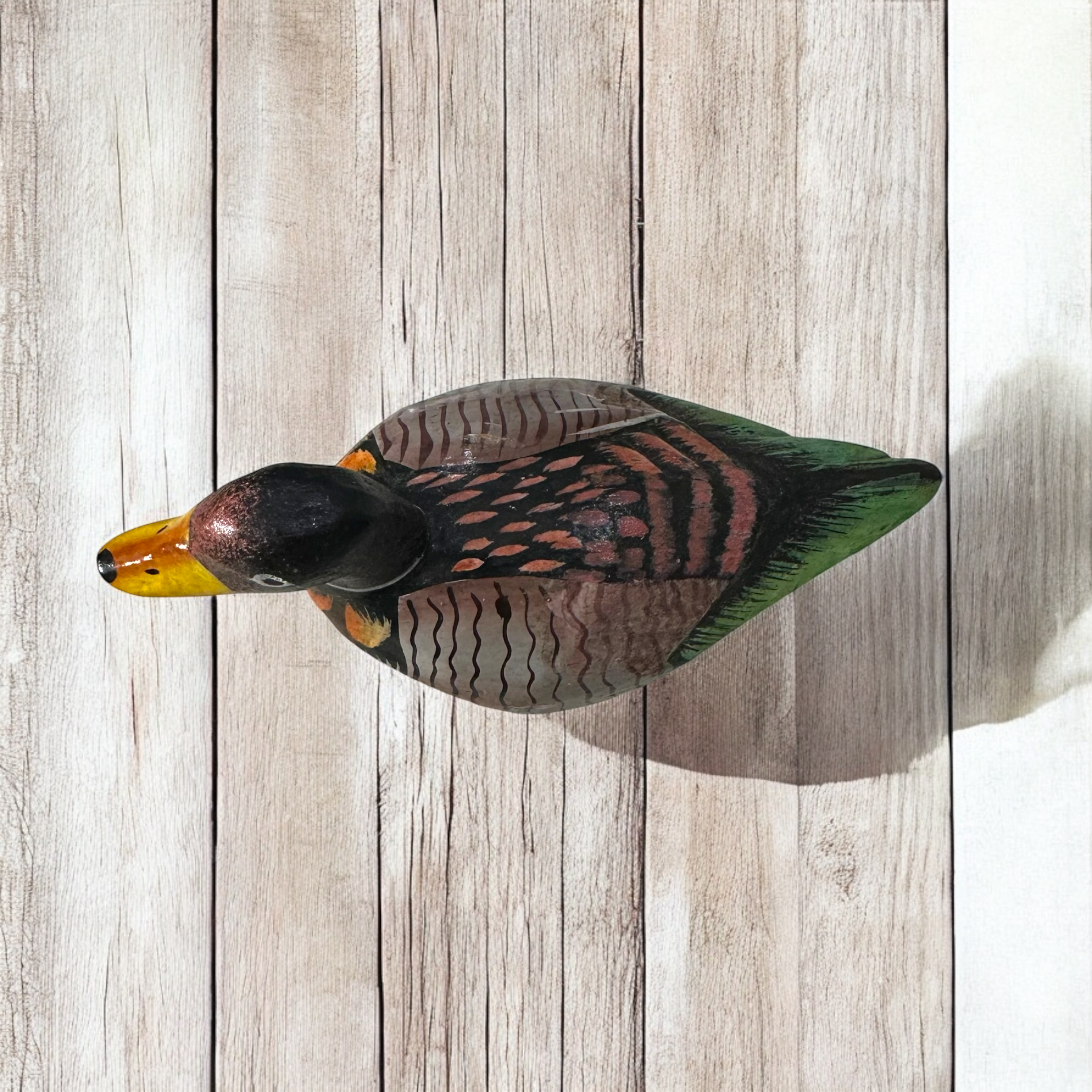 Rustic Mallard Duck Carving
