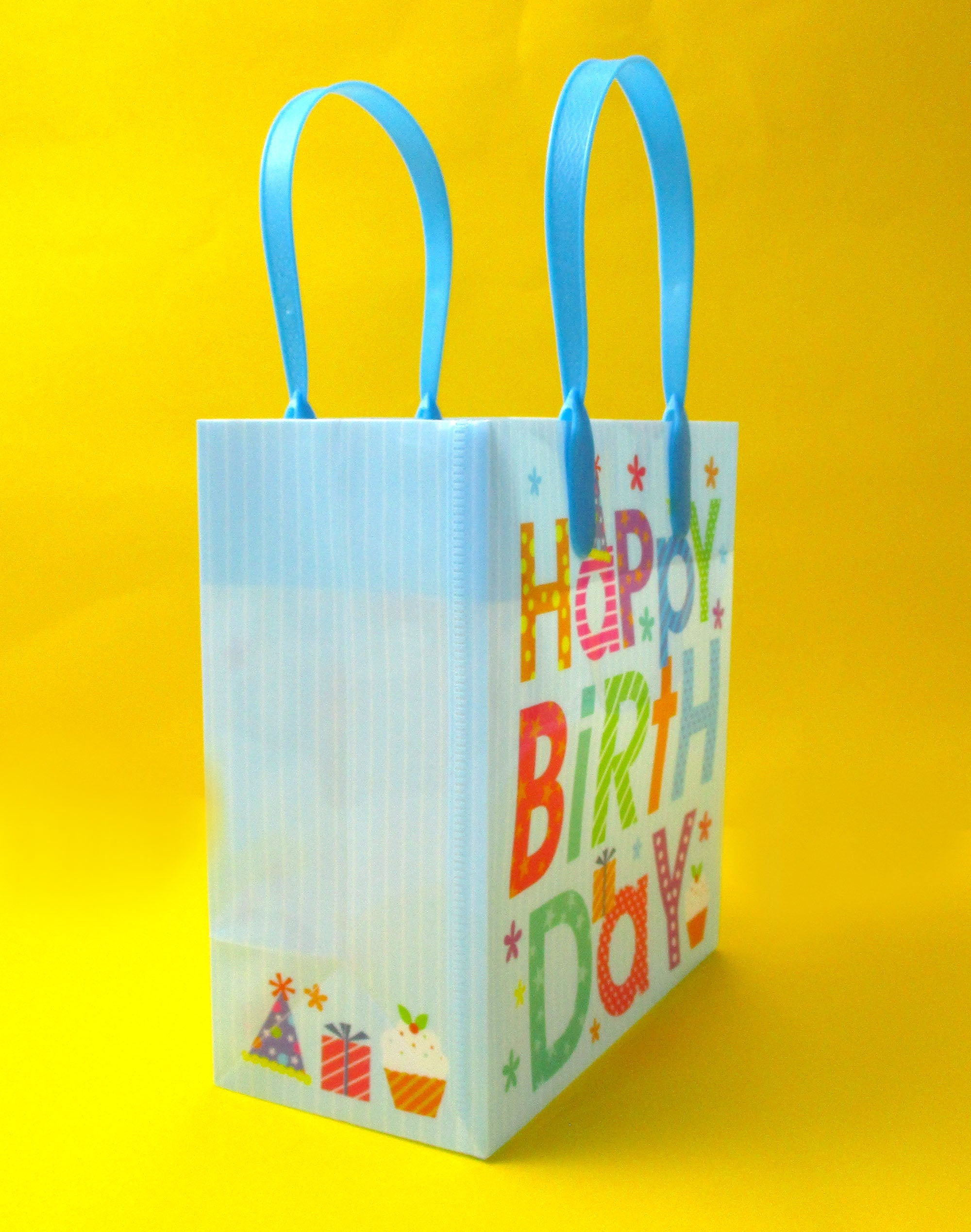 Happy Birthday Party Favor Treat Bags - Set Of 6 Or 12