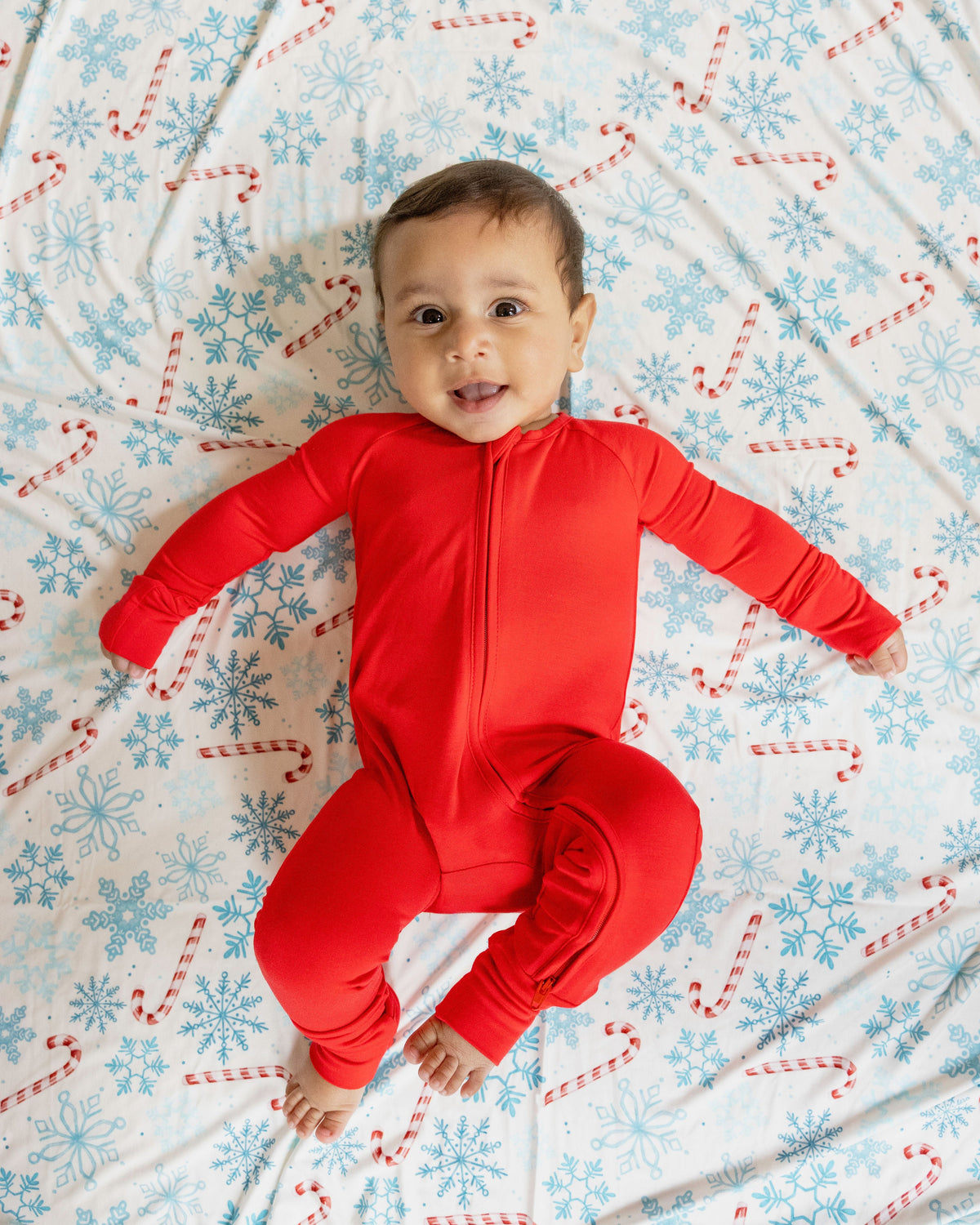 My First Candy Cane: Bamboo Swaddle