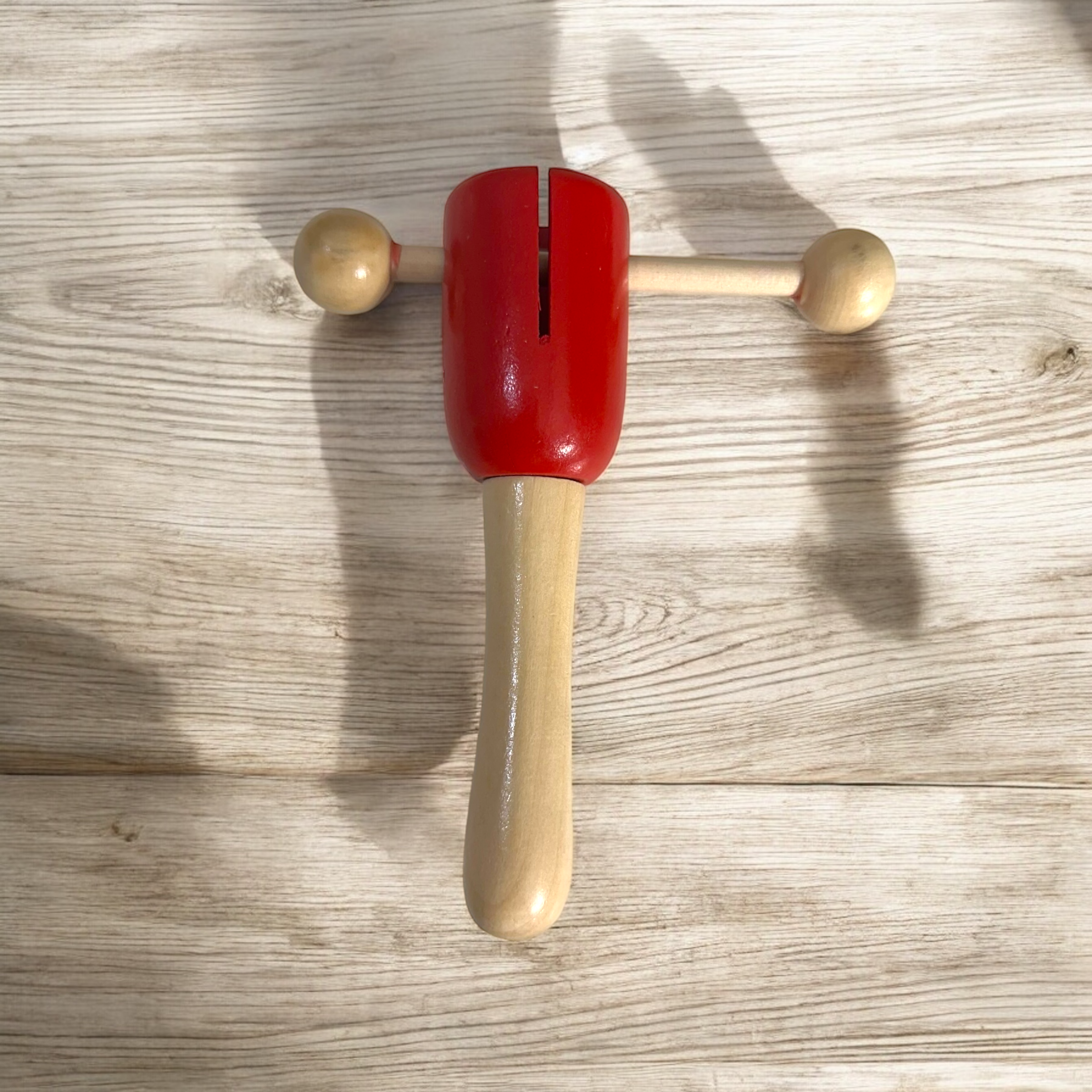 Red Wooden Shaker Drum