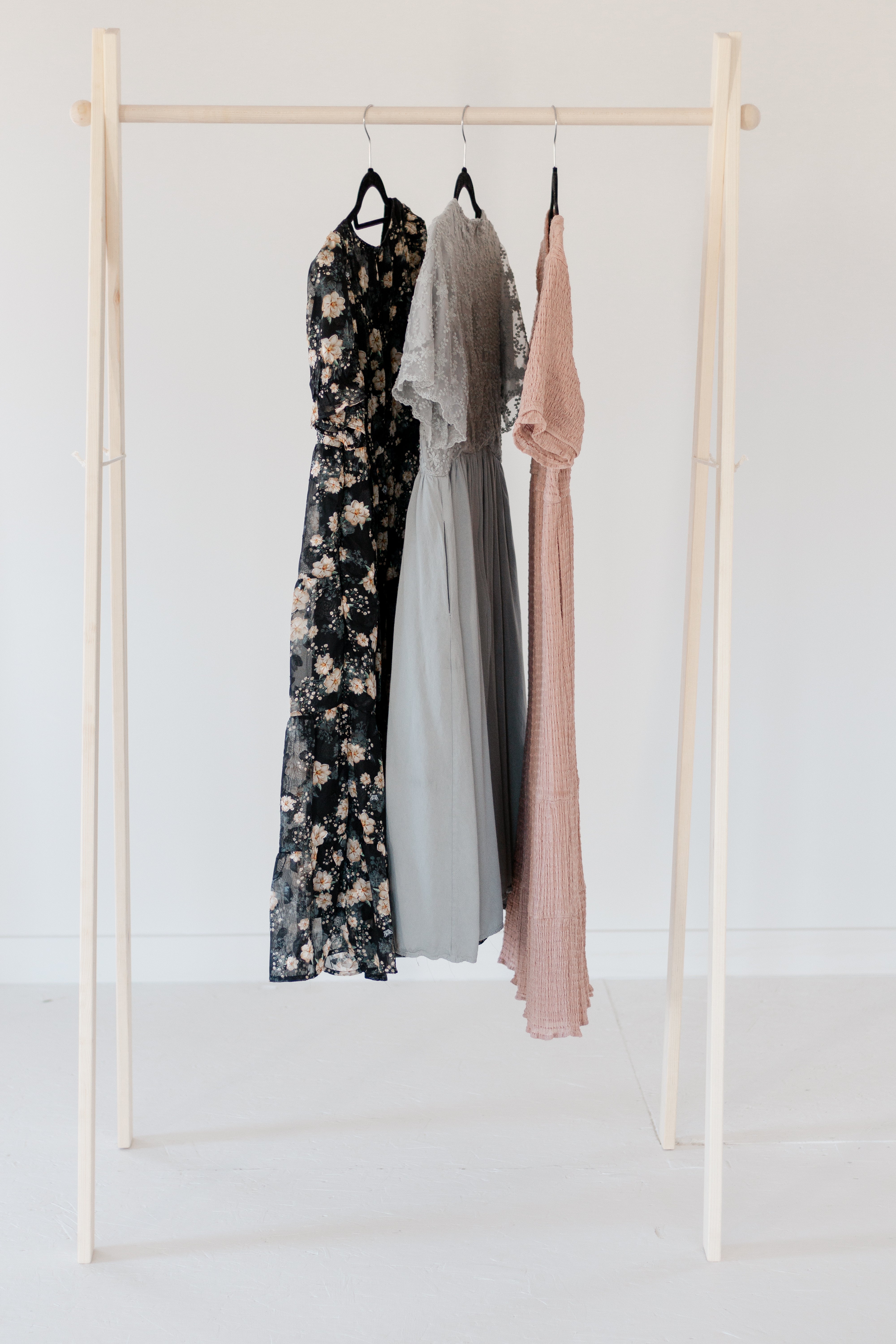 Flawed/discounted Large Wooden Clothing Rack