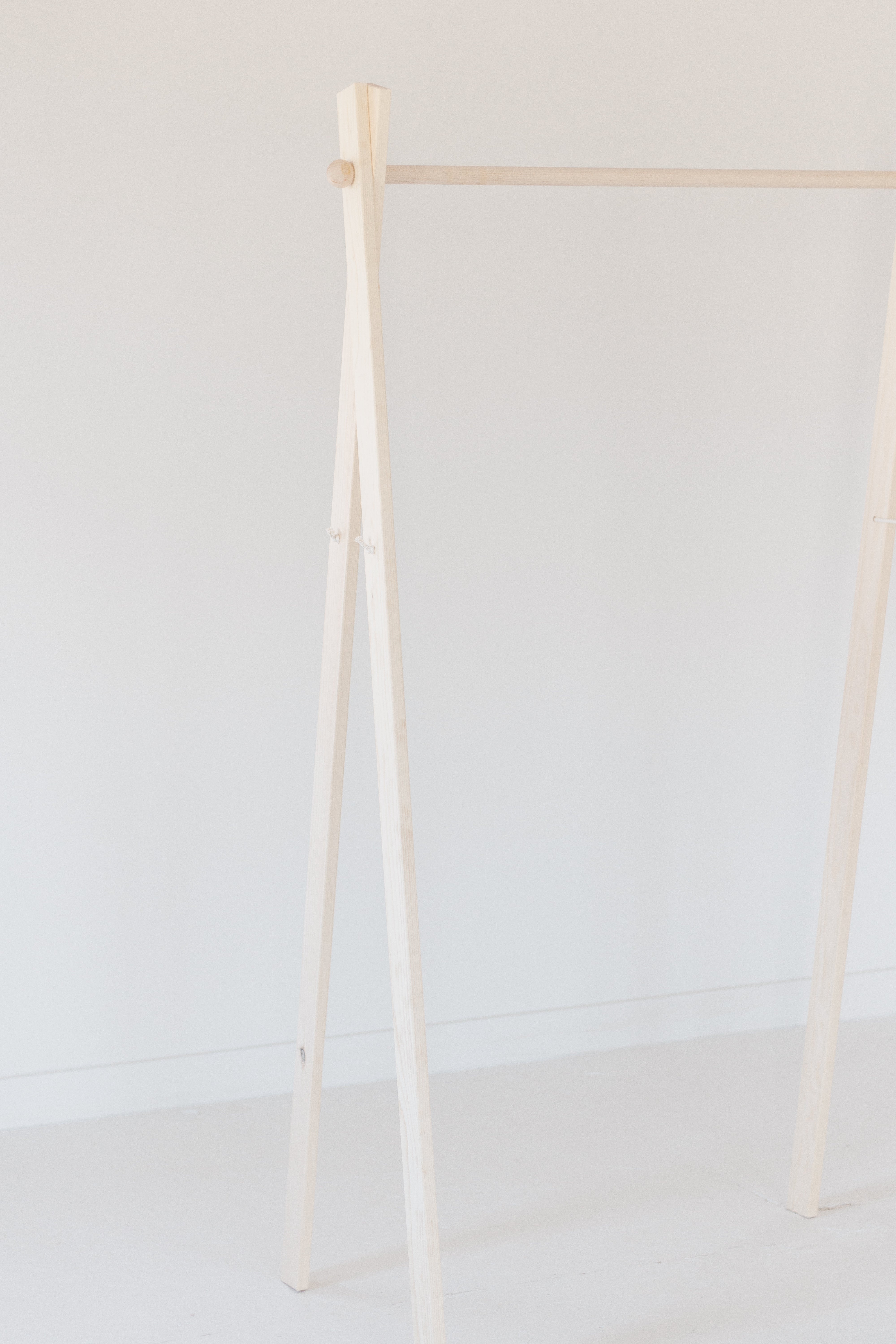 Flawed/discounted Large Wooden Clothing Rack