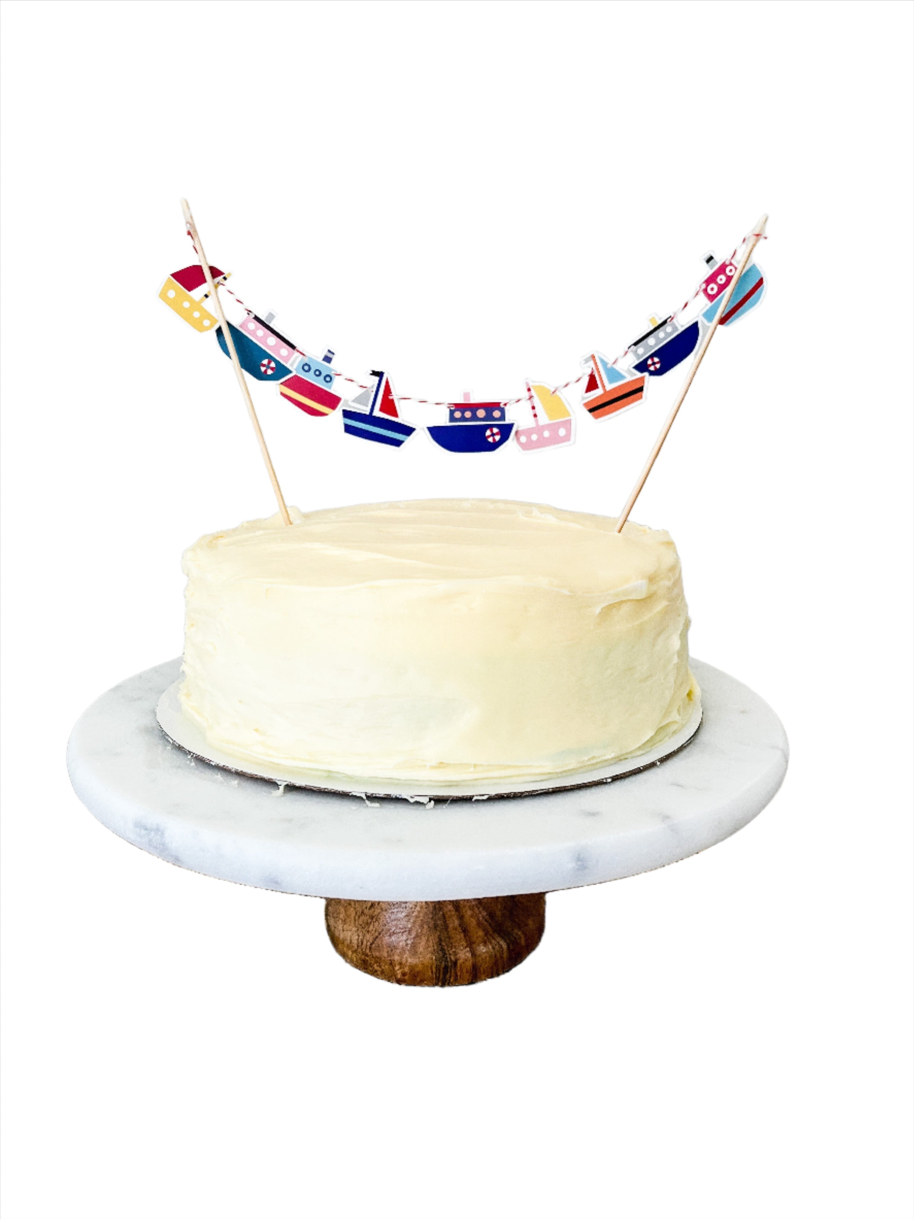 Boat Cake Banner