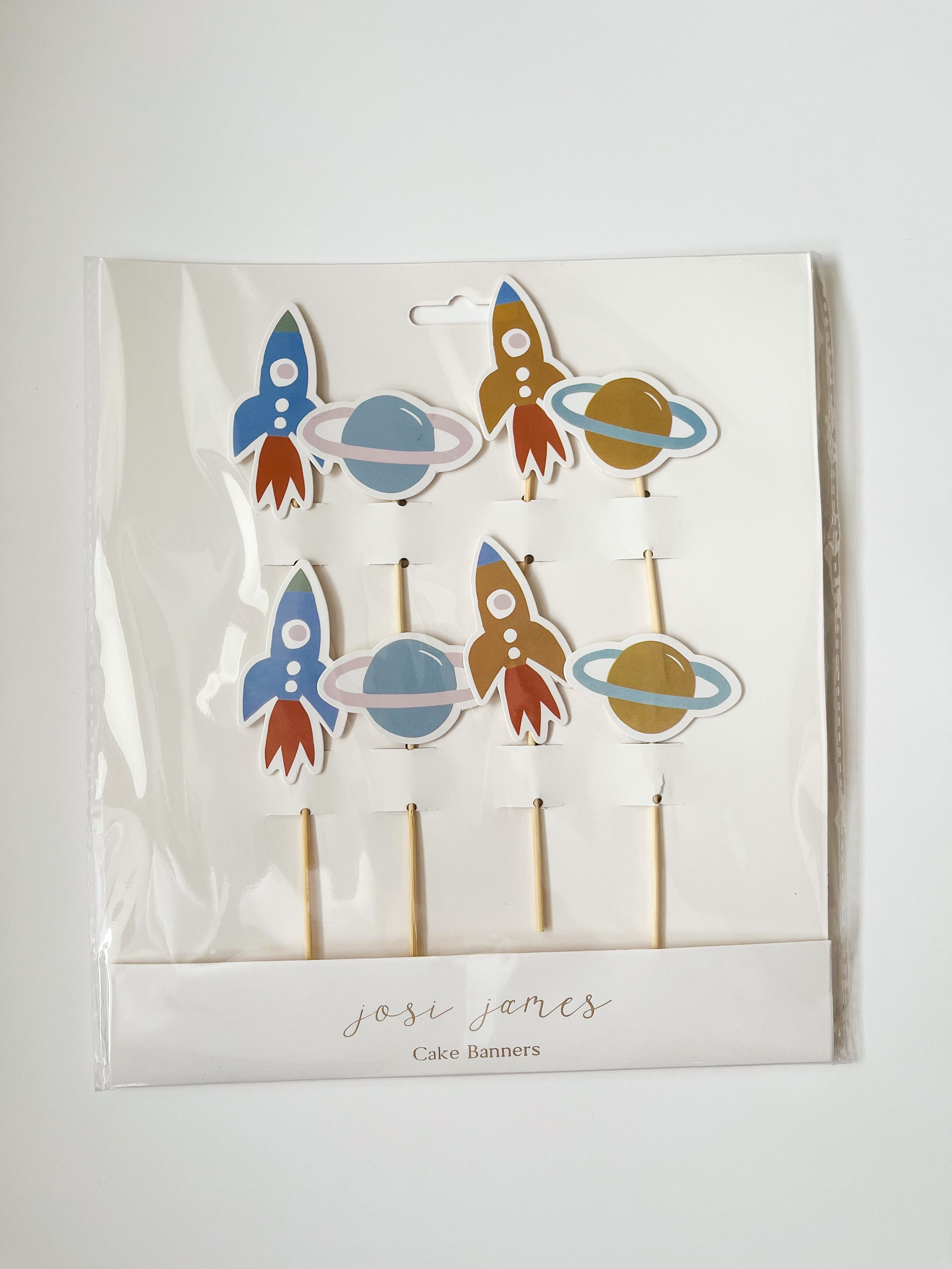 Rocketship Toppers (set Of 8)